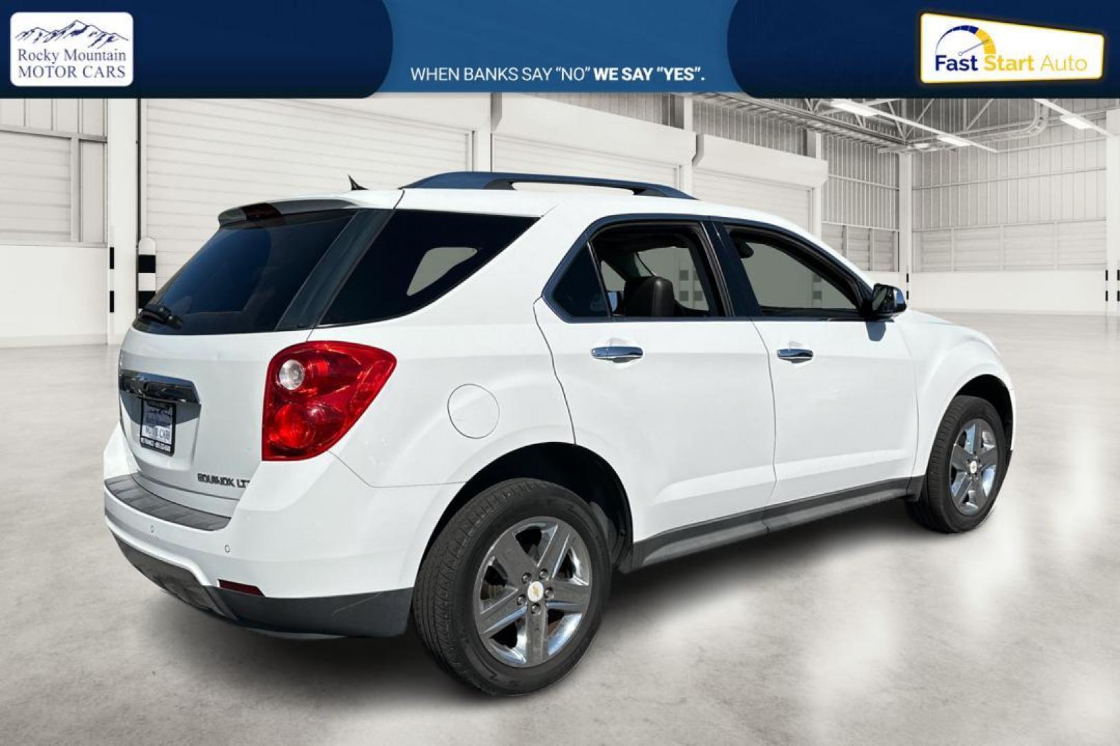 2014 White Chevrolet Equinox LTZ 2WD (2GNALDEK3E6) with an 2.4L L4 DOHC 16V engine, 6-Speed Automatic transmission, located at 344 S Washington Blvd, Ogden, UT, 84404, (801) 399-1799, 41.255482, -111.970848 - Photo#2