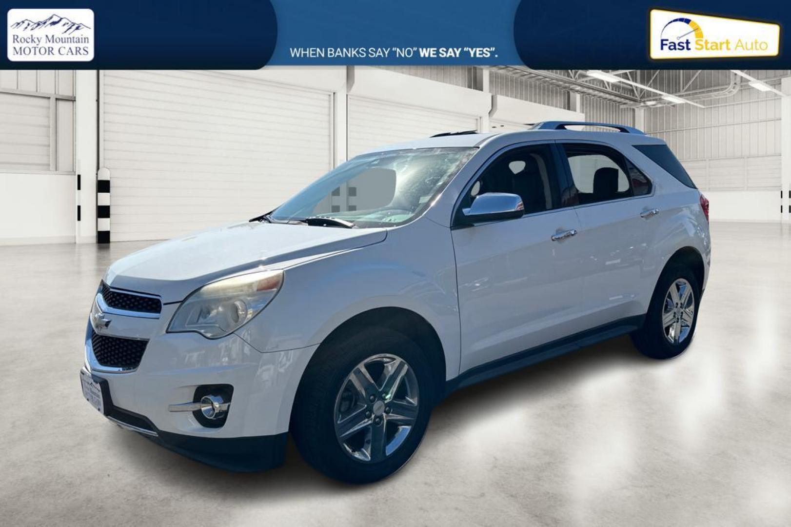 2014 White Chevrolet Equinox LTZ 2WD (2GNALDEK3E6) with an 2.4L L4 DOHC 16V engine, 6-Speed Automatic transmission, located at 344 S Washington Blvd, Ogden, UT, 84404, (801) 399-1799, 41.255482, -111.970848 - Photo#8