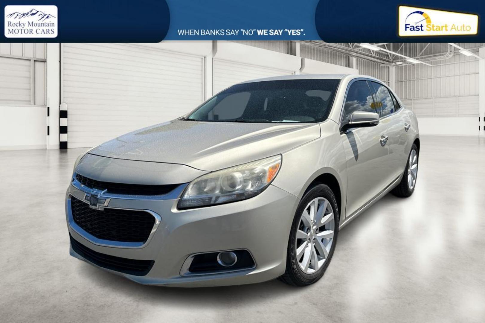 2014 Beige Chevrolet Malibu 1TZ (1G11H5SL8EF) with an 2.5L L4 DOHC 16V engine, 6-Speed Automatic transmission, located at 7755 State Street, Midvale, UT, 84047, (801) 753-9063, 40.610329, -111.892159 - Photo#6