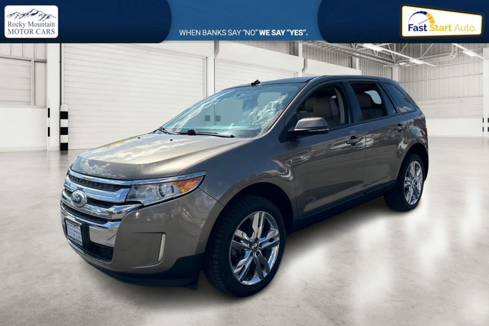 2014 Gray Ford Edge SEL FWD (2FMDK3JC3EB) with an 3.5L V6 DOHC 24V engine, 6-Speed Automatic transmission, located at 767 S State Road, Pleasant Grove, UT, 84062, (801) 785-1058, 40.354839, -111.736687 - Photo#8