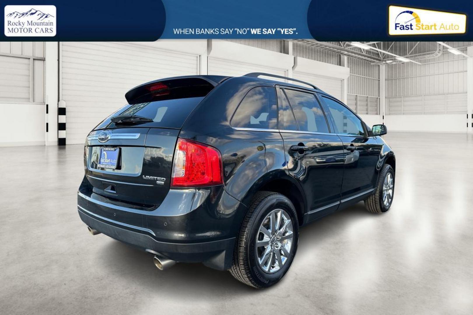 2014 Black Ford Edge Limited AWD (2FMDK4KCXEB) with an 3.5L V6 DOHC 24V engine, 6-Speed Automatic transmission, located at 7755 State Street, Midvale, UT, 84047, (801) 753-9063, 40.610329, -111.892159 - Photo#2