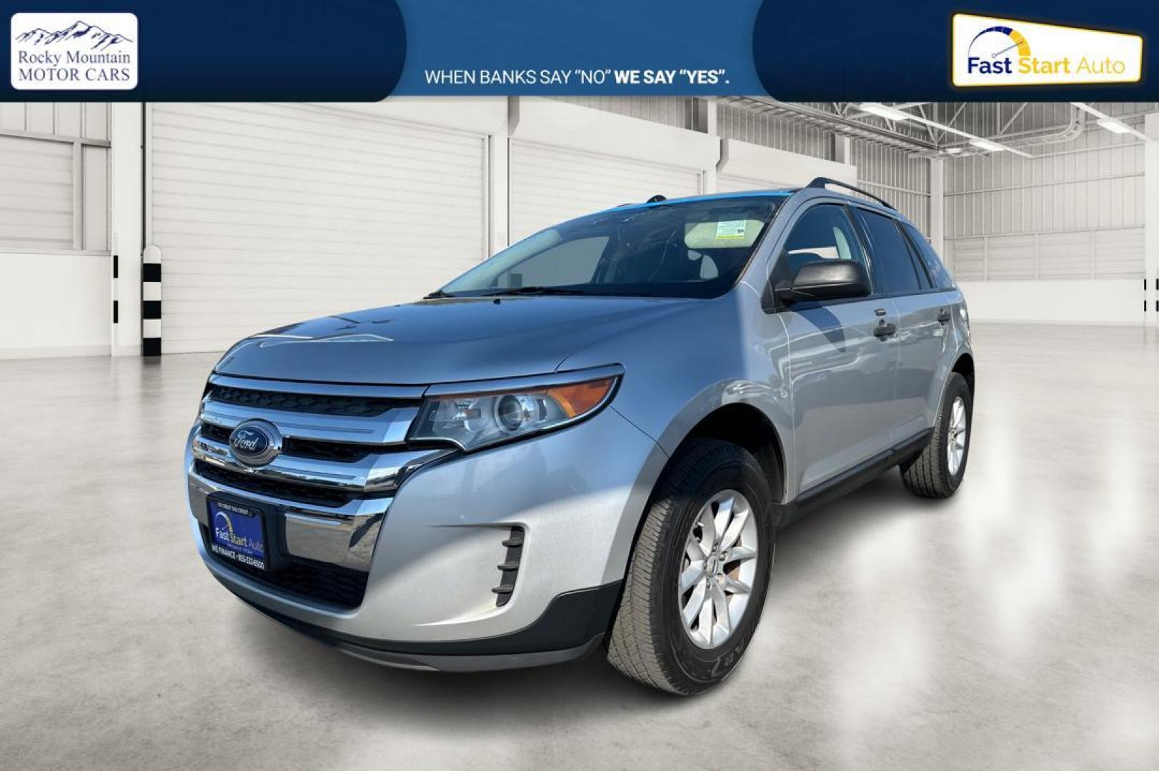 2014 Silver Ford Edge SE FWD (2FMDK3GC5EB) with an 3.5L V6 DOHC 24V engine, 6-Speed Automatic transmission, located at 767 S State Road, Pleasant Grove, UT, 84062, (801) 785-1058, 40.354839, -111.736687 - Photo#8