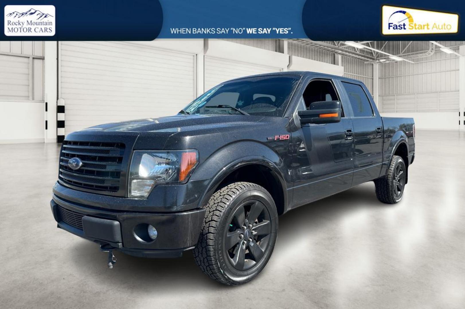 2014 Black Ford F-150 XL SuperCrew 5.5-ft. Bed 4WD (1FTFW1EF9EF) with an 5.0L V8 engine, 6-Speed Automatic transmission, located at 344 S Washington Blvd, Ogden, UT, 84404, (801) 399-1799, 41.255482, -111.970848 - Photo#8