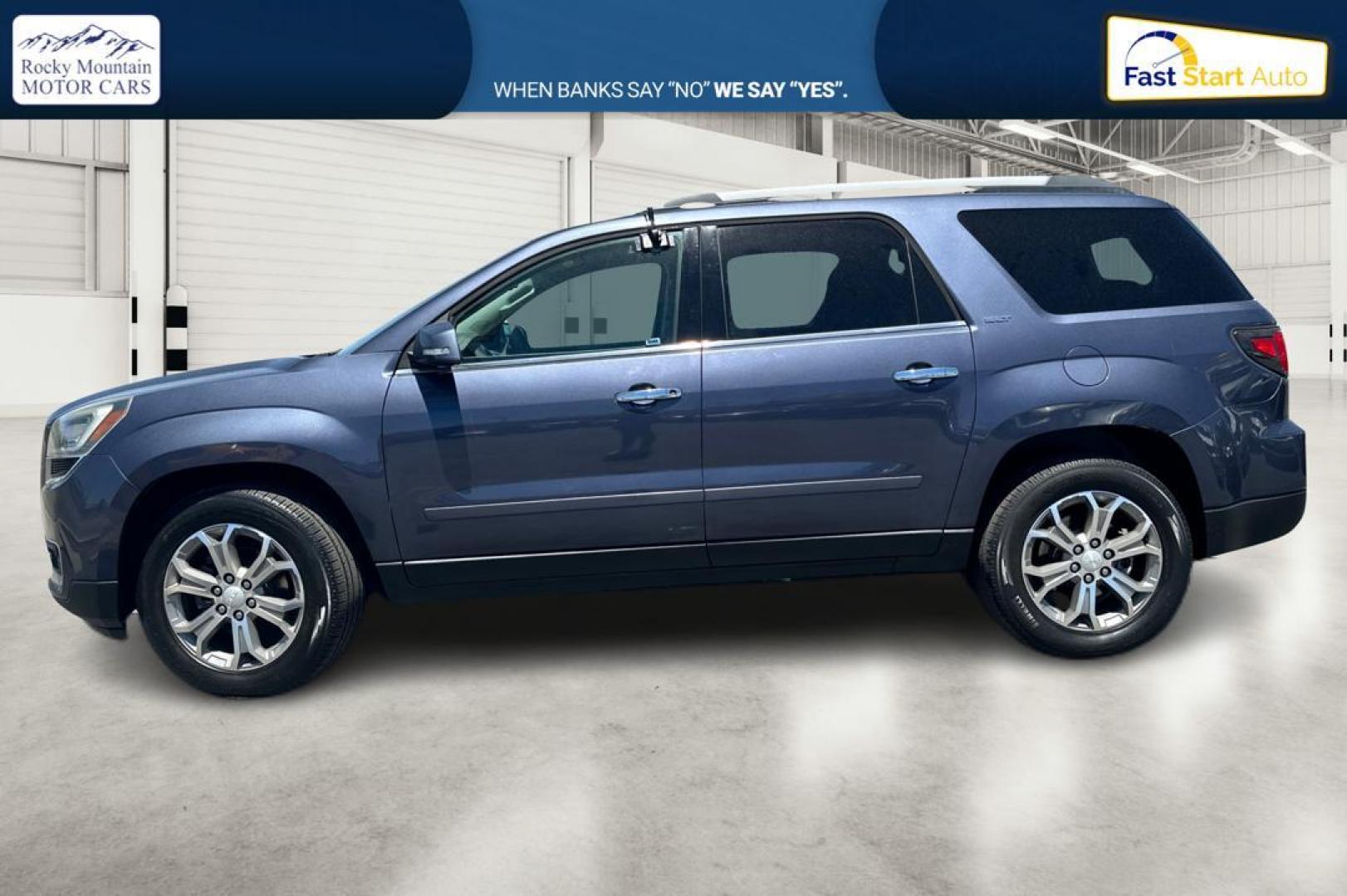 2014 Blue GMC Acadia SLT-1 FWD (1GKKRRKD9EJ) with an 3.6L V6 DOHC 24V engine, 6-Speed Automatic transmission, located at 7755 State Street, Midvale, UT, 84047, (801) 753-9063, 40.610329, -111.892159 - Photo#5