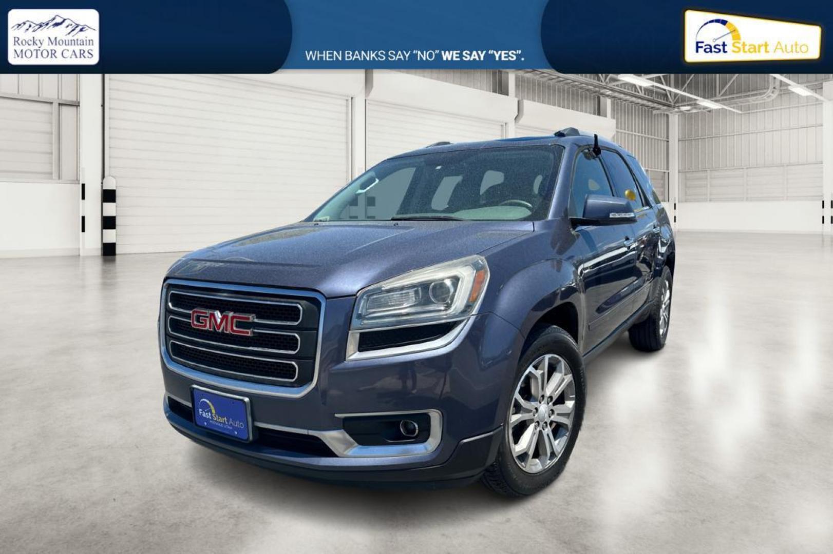 2014 Blue GMC Acadia SLT-1 FWD (1GKKRRKD9EJ) with an 3.6L V6 DOHC 24V engine, 6-Speed Automatic transmission, located at 7755 State Street, Midvale, UT, 84047, (801) 753-9063, 40.610329, -111.892159 - Photo#6