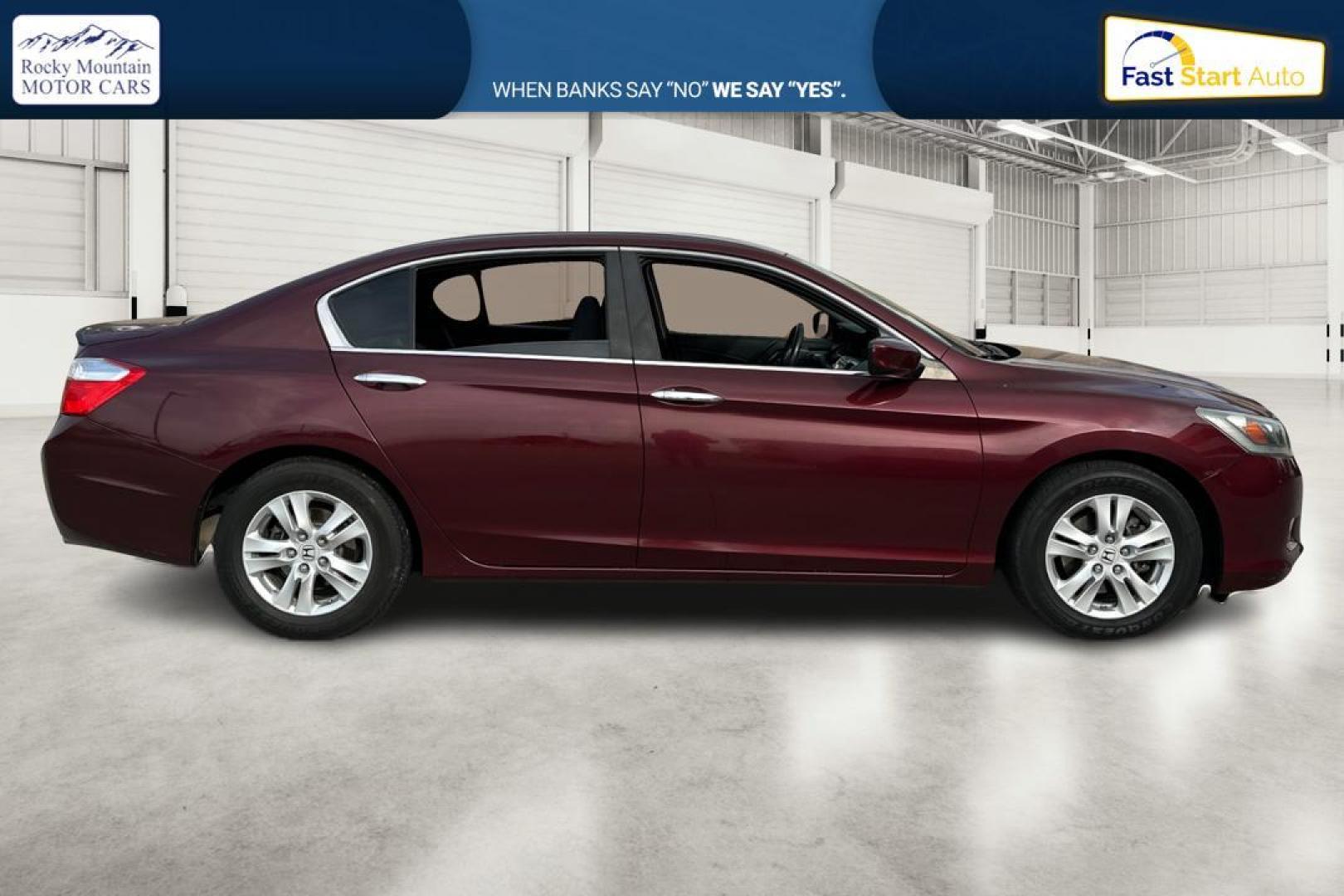 2014 Red Honda Accord Sport Sedan CVT (1HGCR2F5XEA) with an 2.4L L4 DOHC 16V engine, Continuously Variable Transmission transmission, located at 7755 State Street, Midvale, UT, 84047, (801) 753-9063, 40.610329, -111.892159 - Photo#1