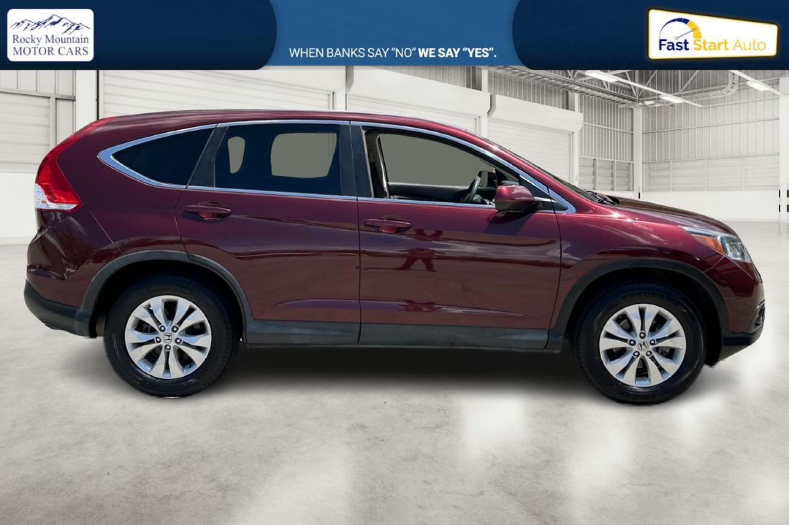 2014 Red Honda CR-V EX 2WD 5-Speed AT (5J6RM3H50EL) with an 2.4L L4 DOHC 16V engine, 5-Speed Automatic transmission, located at 7755 State Street, Midvale, UT, 84047, (801) 753-9063, 40.610329, -111.892159 - Photo#1