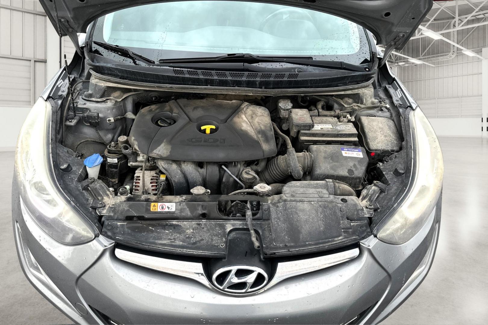 2014 Gray Hyundai Elantra GLS A/T (KMHDH4AH5EU) with an 2.0L L4 DOHC 16V engine, 6-Speed Automatic transmission, located at 767 S State Road, Pleasant Grove, UT, 84062, (801) 785-1058, 40.354839, -111.736687 - Photo#10