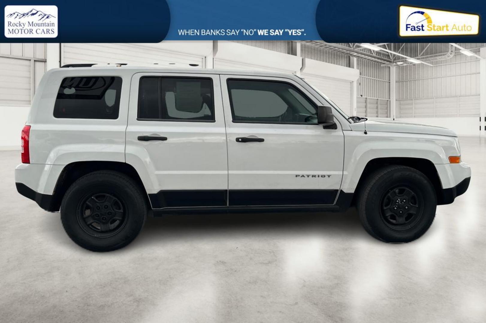 2014 White Jeep Patriot Sport 2WD (1C4NJPBA8ED) with an 2.0L L4 DOHC 16V engine, located at 7755 State Street, Midvale, UT, 84047, (801) 753-9063, 40.610329, -111.892159 - Photo#1