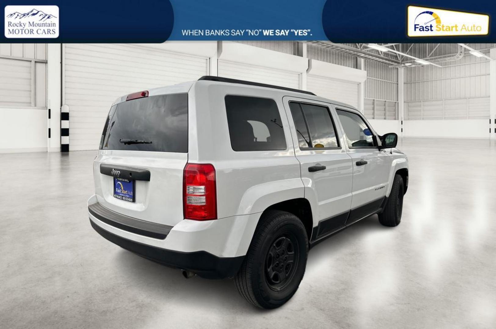 2014 White Jeep Patriot Sport 2WD (1C4NJPBA8ED) with an 2.0L L4 DOHC 16V engine, located at 7755 State Street, Midvale, UT, 84047, (801) 753-9063, 40.610329, -111.892159 - Photo#2