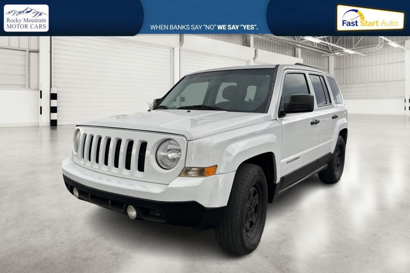 2014 White Jeep Patriot Sport 2WD (1C4NJPBA8ED) with an 2.0L L4 DOHC 16V engine, located at 7755 State Street, Midvale, UT, 84047, (801) 753-9063, 40.610329, -111.892159 - Photo#6