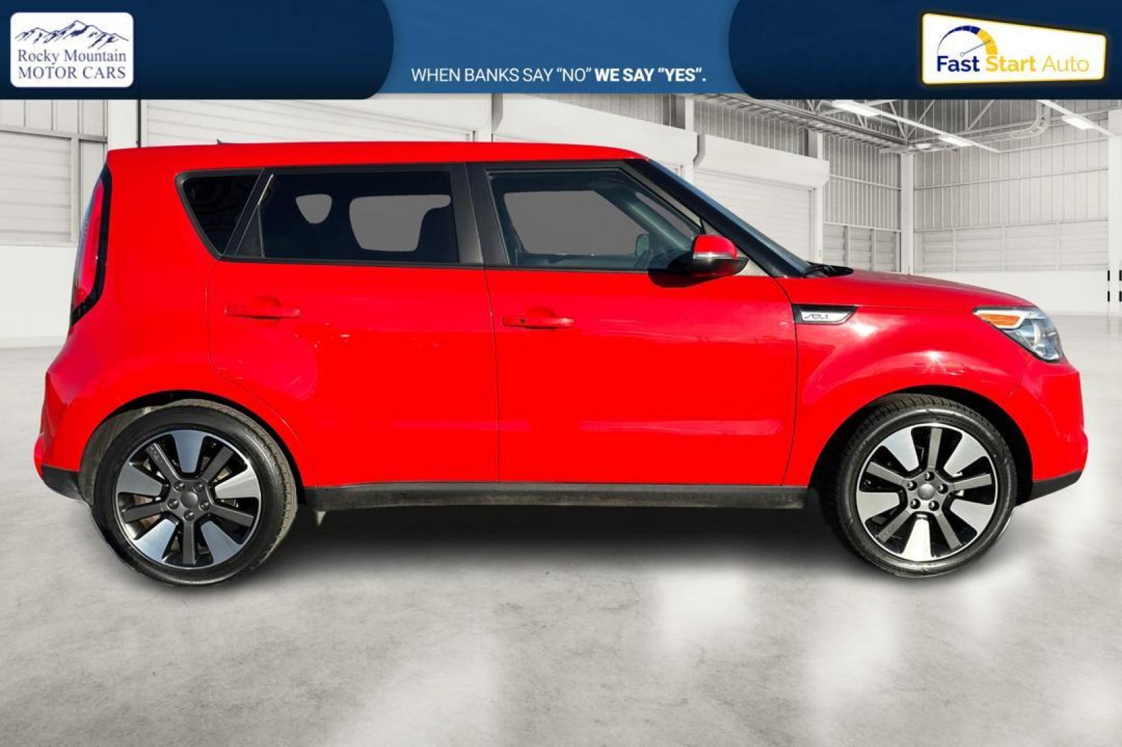 2014 Red Kia Soul ! (KNDJX3A58E7) with an 2.0L L4 DOHC 16V engine, 6-Speed Automatic transmission, located at 7755 State Street, Midvale, UT, 84047, (801) 753-9063, 40.610329, -111.892159 - Photo#1