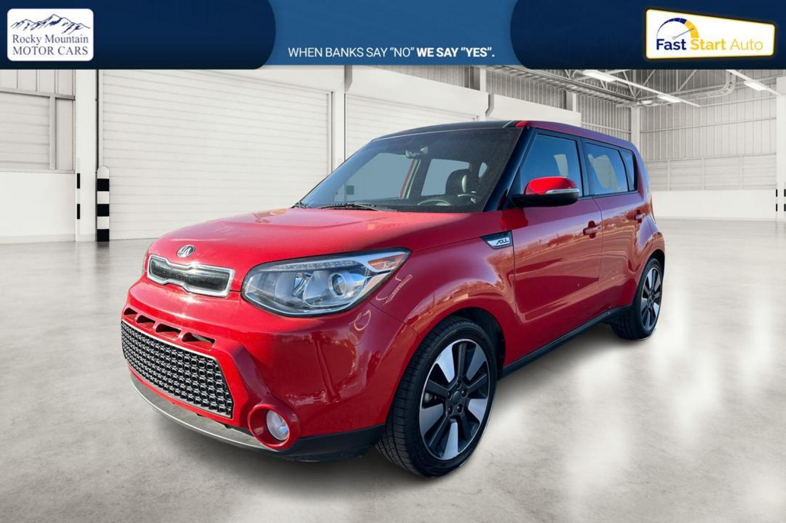 2014 Red Kia Soul ! (KNDJX3A58E7) with an 2.0L L4 DOHC 16V engine, 6-Speed Automatic transmission, located at 7755 State Street, Midvale, UT, 84047, (801) 753-9063, 40.610329, -111.892159 - Photo#8