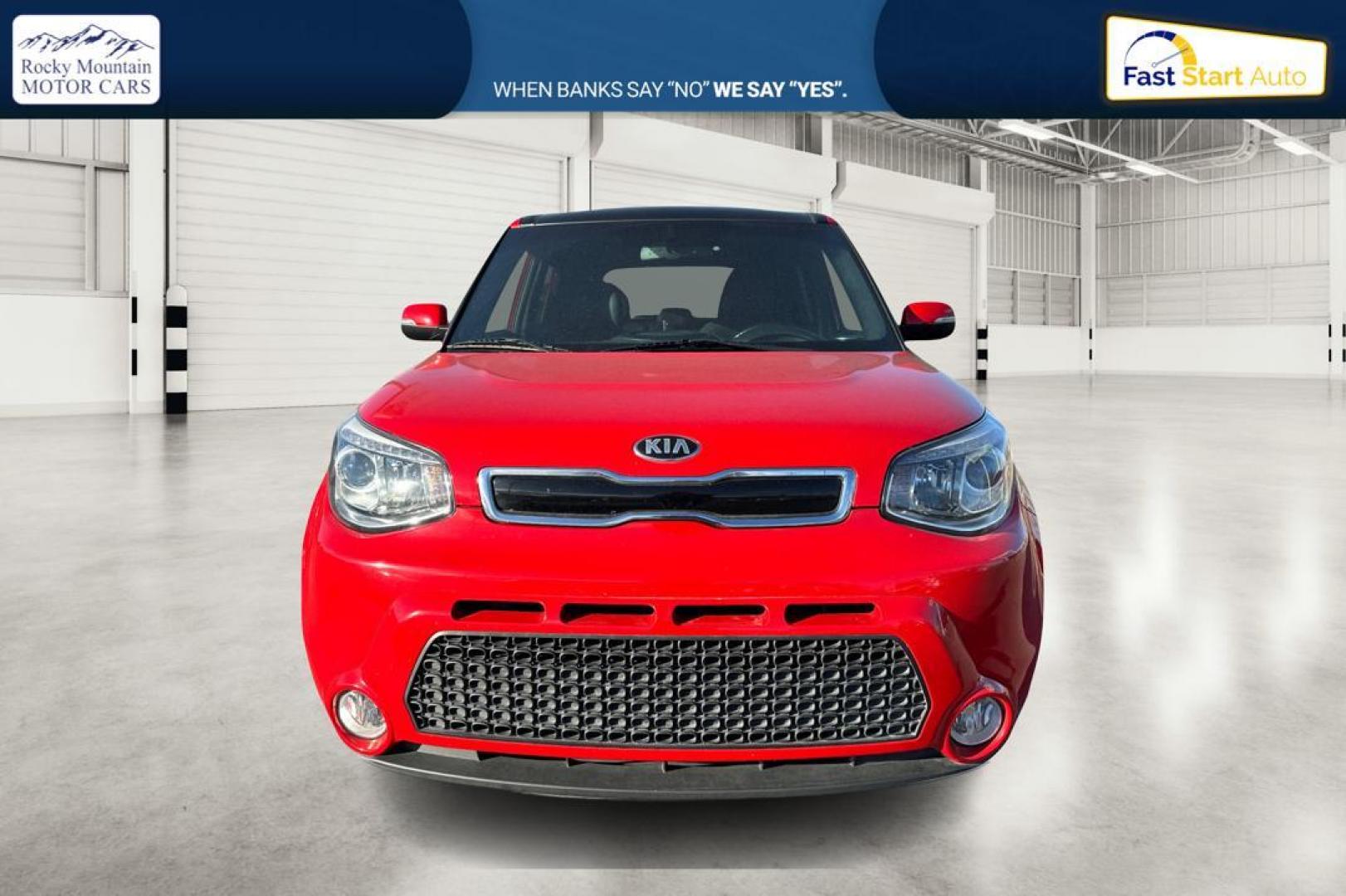 2014 Red Kia Soul ! (KNDJX3A58E7) with an 2.0L L4 DOHC 16V engine, 6-Speed Automatic transmission, located at 7755 State Street, Midvale, UT, 84047, (801) 753-9063, 40.610329, -111.892159 - Photo#9