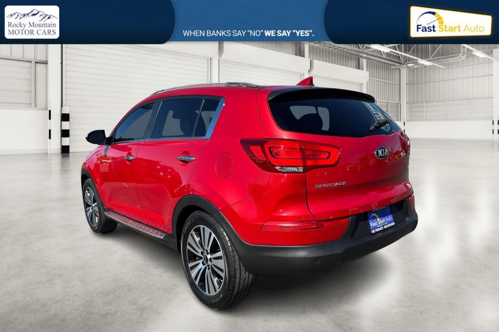 2014 Red Kia Sportage EX AWD (KNDPCCAC4E7) with an 2.4L V6 DOHC 24V engine, 6-Speed Automatic transmission, located at 7755 State Street, Midvale, UT, 84047, (801) 753-9063, 40.610329, -111.892159 - Photo#4