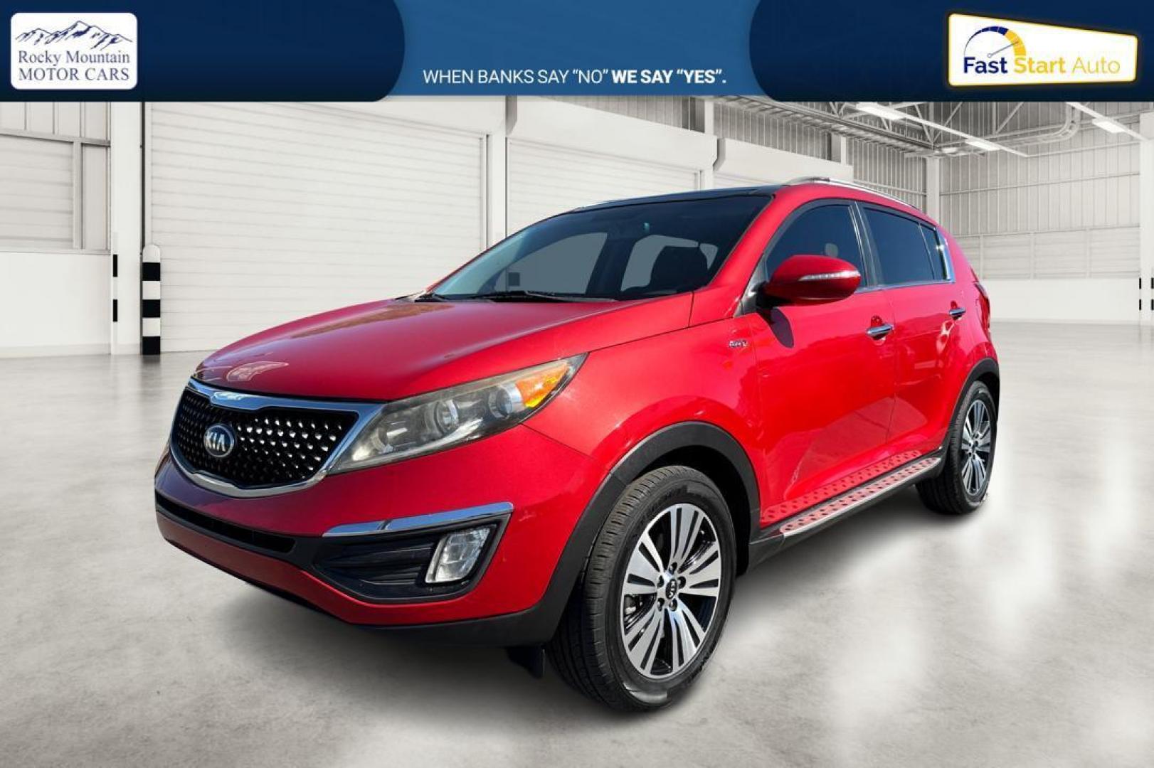 2014 Red Kia Sportage EX AWD (KNDPCCAC4E7) with an 2.4L V6 DOHC 24V engine, 6-Speed Automatic transmission, located at 7755 State Street, Midvale, UT, 84047, (801) 753-9063, 40.610329, -111.892159 - Photo#6