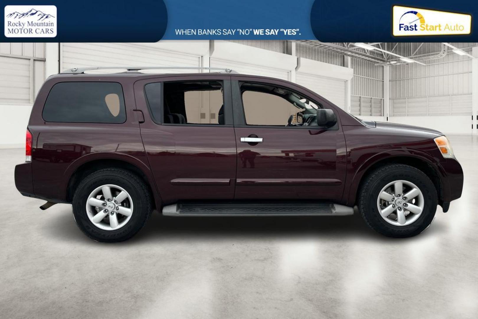 2014 Purple Nissan Armada SL 2WD (5N1AA0ND4EN) with an 5.6L V8 DOHC 32V engine, 5-Speed Automatic transmission, located at 767 S State Road, Pleasant Grove, UT, 84062, (801) 785-1058, 40.354839, -111.736687 - Photo#1