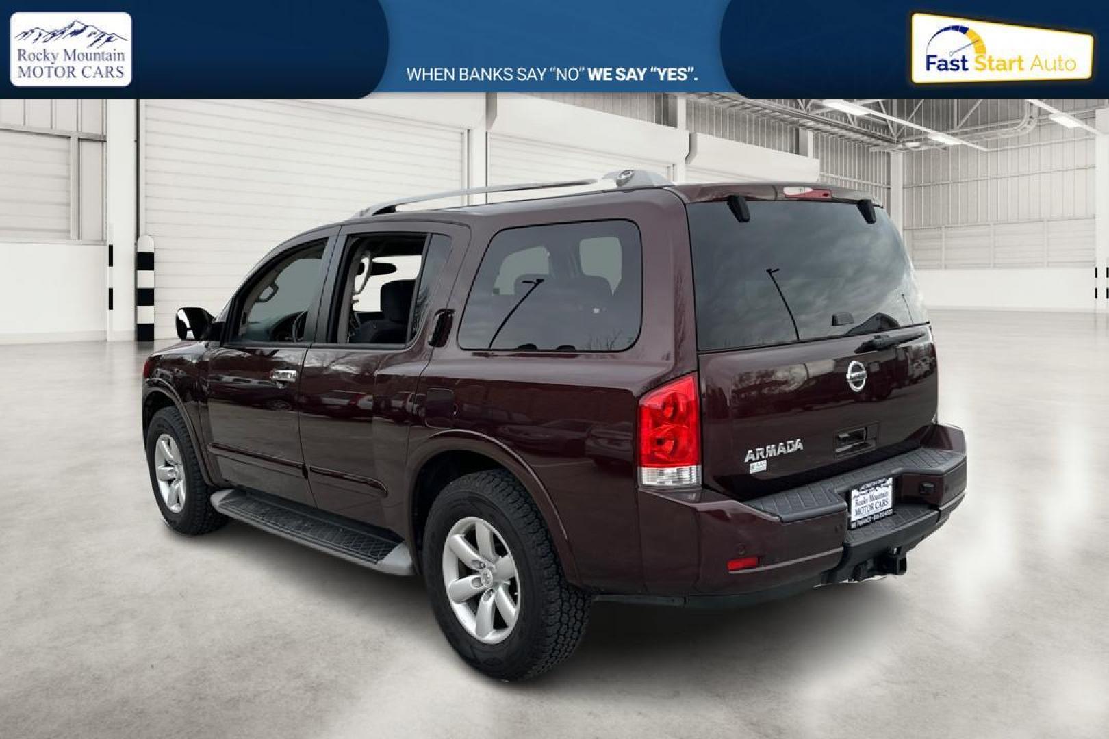 2014 Purple Nissan Armada SL 2WD (5N1AA0ND4EN) with an 5.6L V8 DOHC 32V engine, 5-Speed Automatic transmission, located at 767 S State Road, Pleasant Grove, UT, 84062, (801) 785-1058, 40.354839, -111.736687 - Photo#5