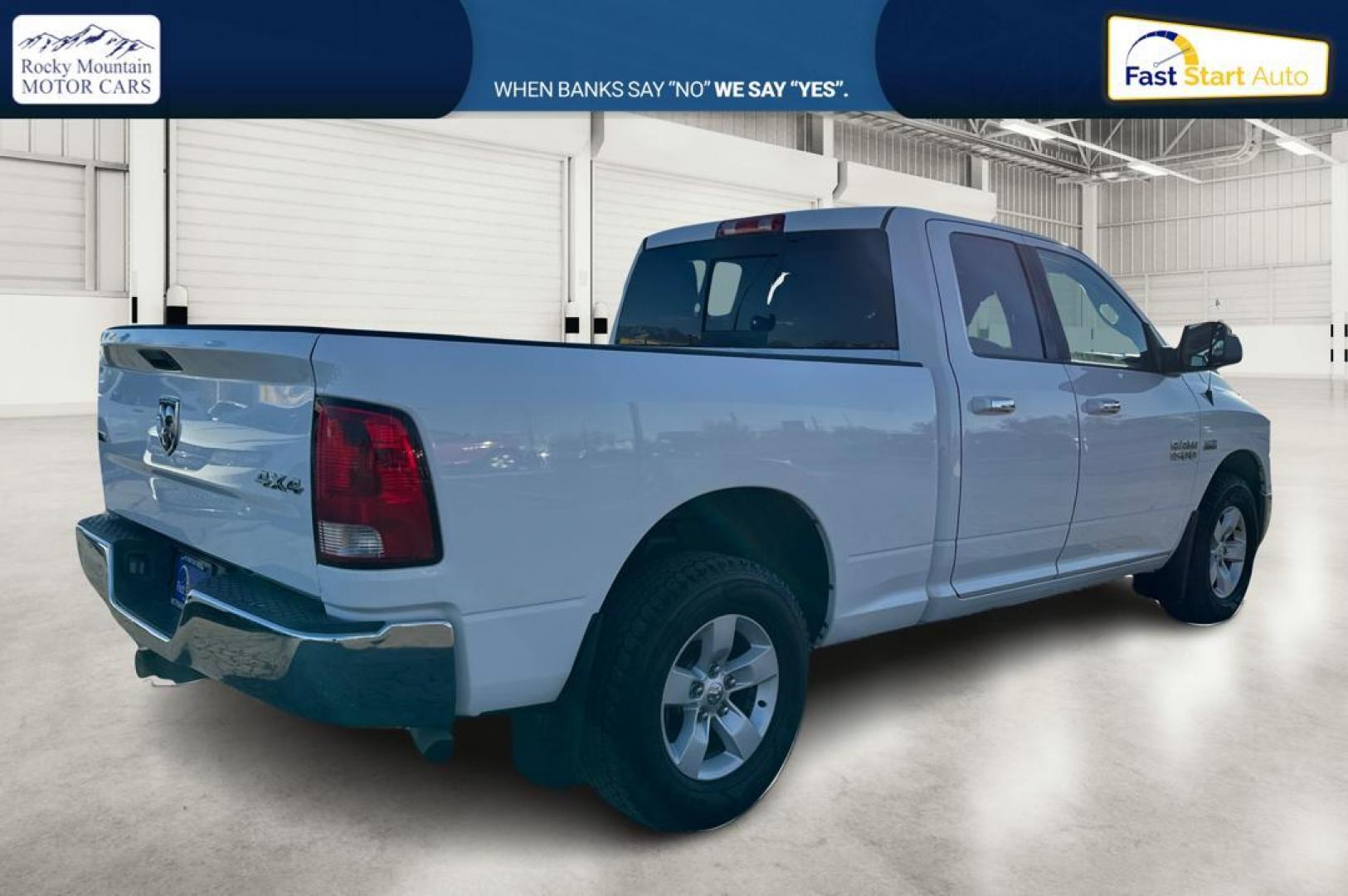 2014 Red RAM 1500 SLT Crew Cab LWB 4WD (1C6RR7TT3ES) with an 5.7L V8 OHV 16V engine, 6-Speed Automatic transmission, located at 7755 State Street, Midvale, UT, 84047, (801) 753-9063, 40.610329, -111.892159 - Photo#2