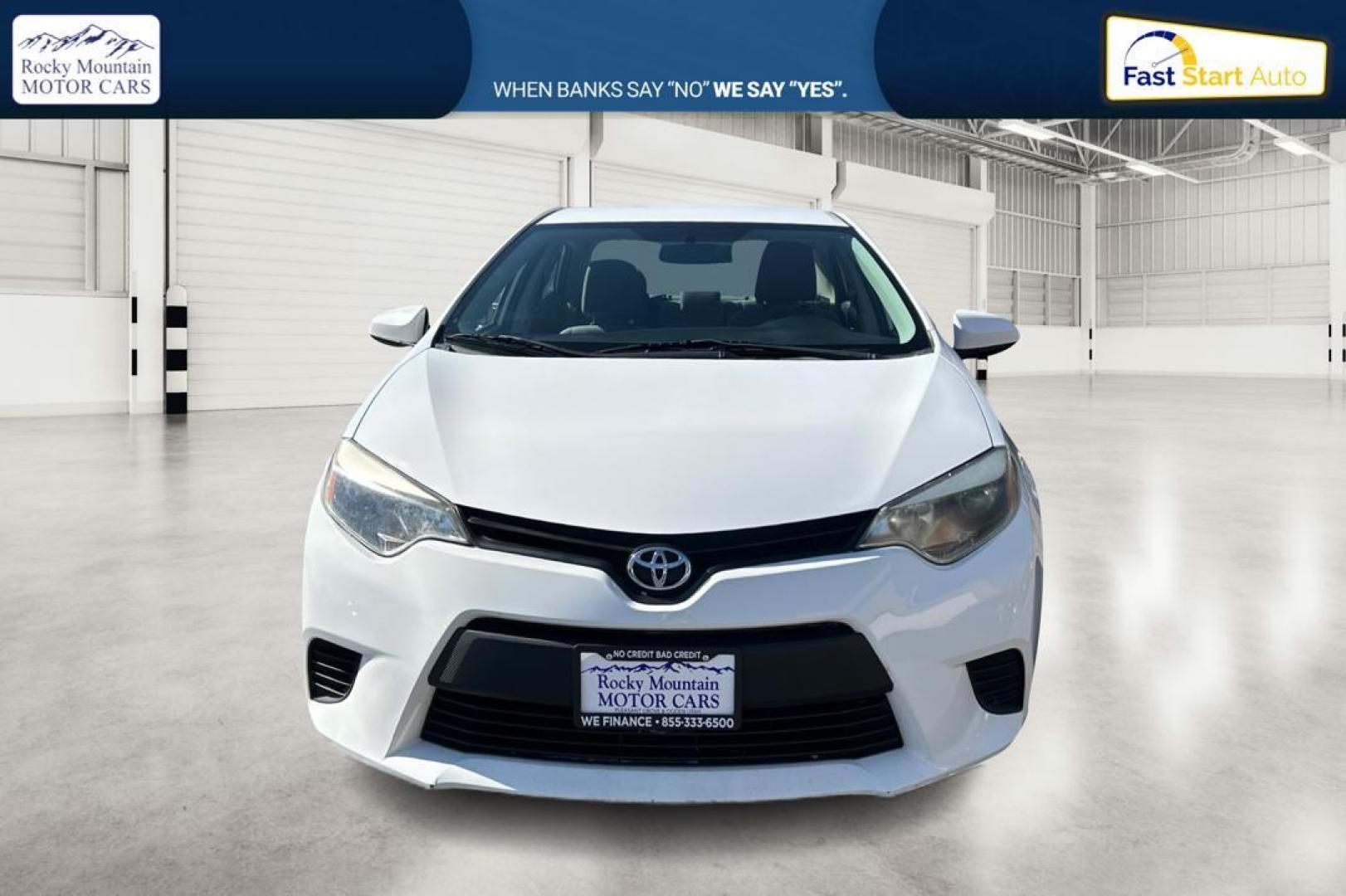 2014 White Toyota Corolla L 4-Speed AT (5YFBURHE1EP) with an 1.8L L4 DOHC 16V engine, 4-Speed Automatic transmission, located at 767 S State Road, Pleasant Grove, UT, 84062, (801) 785-1058, 40.354839, -111.736687 - Photo#9