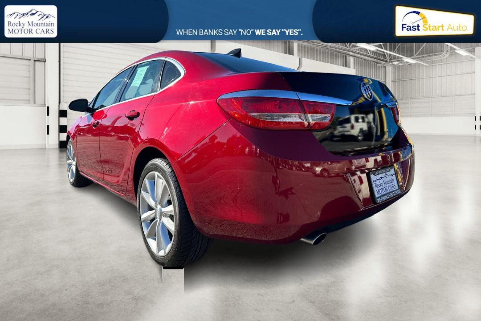 2015 Red Buick Verano Base (1G4PP5SK0F4) with an 2.4L L4 DOHC 16V FFV engine, 6-Speed Automatic transmission, located at 767 S State Road, Pleasant Grove, UT, 84062, (801) 785-1058, 40.354839, -111.736687 - Photo#5