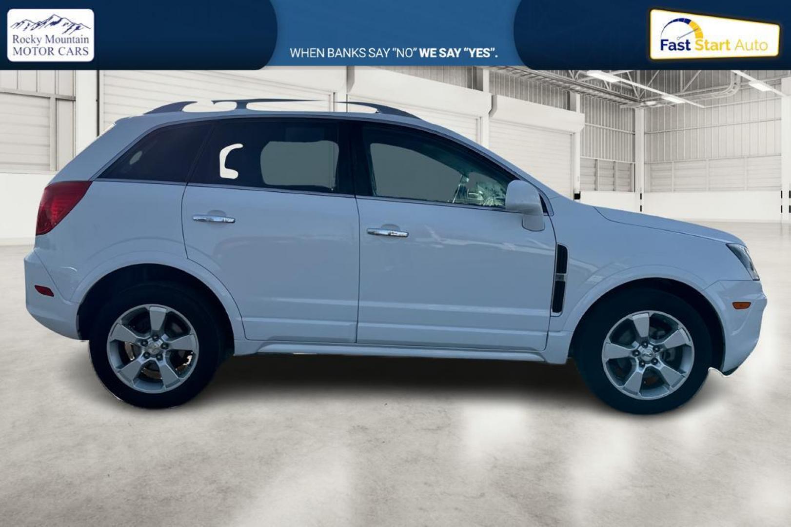 2015 White Chevrolet Captiva Sport LTZ FWD (3GNAL4EK1FS) with an 2.4L L4 DOHC 16V FFV engine, 6-Speed Automatic transmission, located at 7755 State Street, Midvale, UT, 84047, (801) 753-9063, 40.610329, -111.892159 - Photo#1