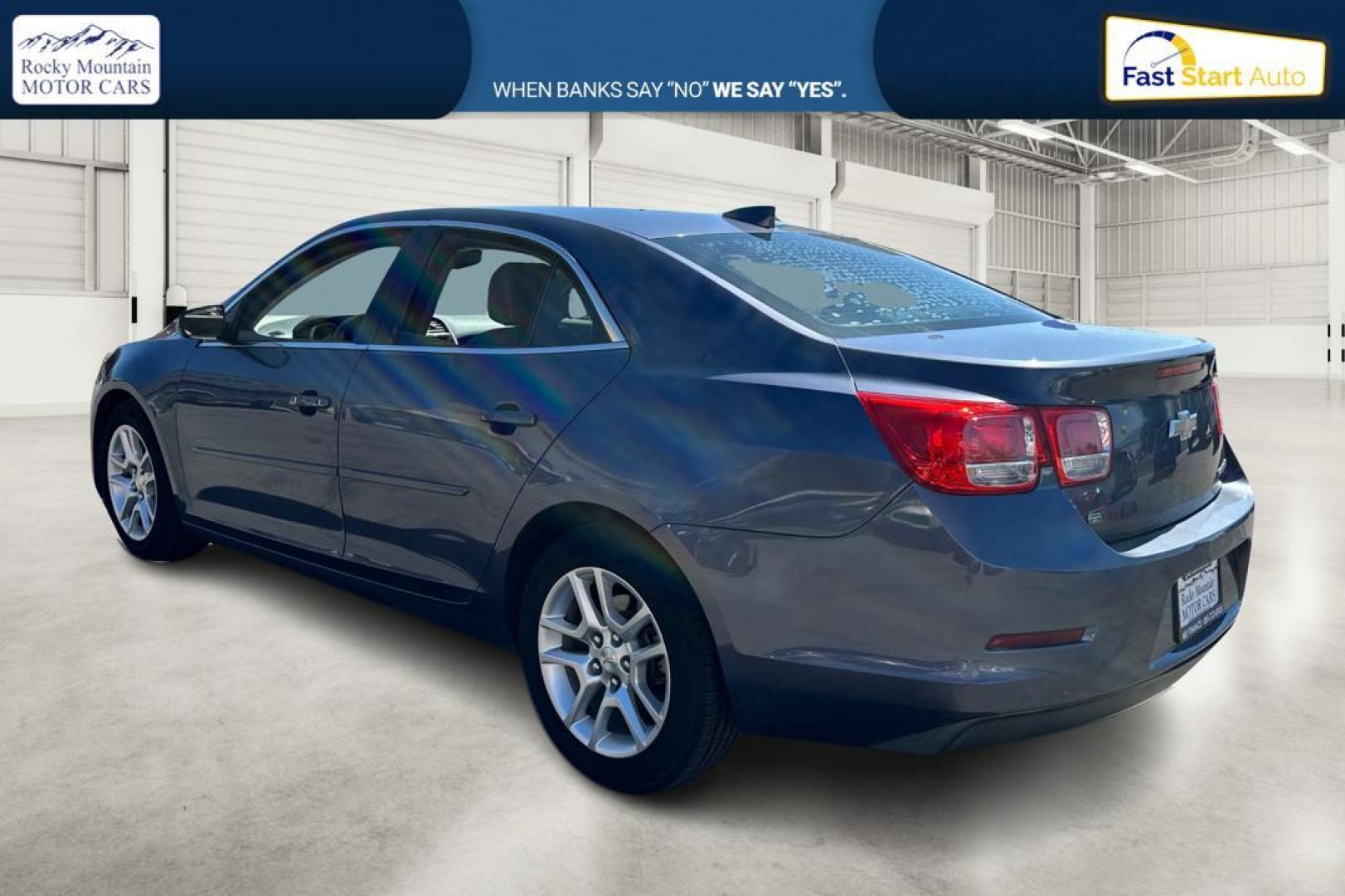 2015 Blue Chevrolet Malibu 1LT (1G11C5SL9FF) with an 2.5L L4 DOHC 16V engine, 6-Speed Automatic transmission, located at 767 S State Road, Pleasant Grove, UT, 84062, (801) 785-1058, 40.354839, -111.736687 - Photo#5