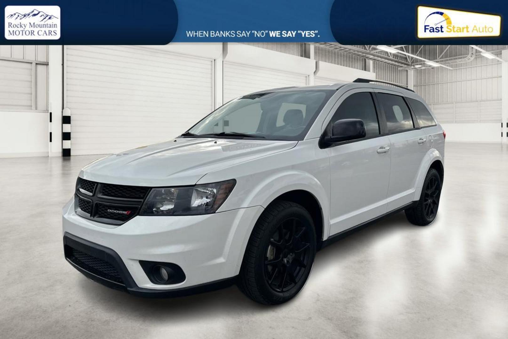 2015 White Dodge Journey SXT (3C4PDCBB8FT) with an 2.4L L6 DOHC 16V engine, 4-Speed Automatic transmission, located at 7755 State Street, Midvale, UT, 84047, (801) 753-9063, 40.610329, -111.892159 - Photo#8