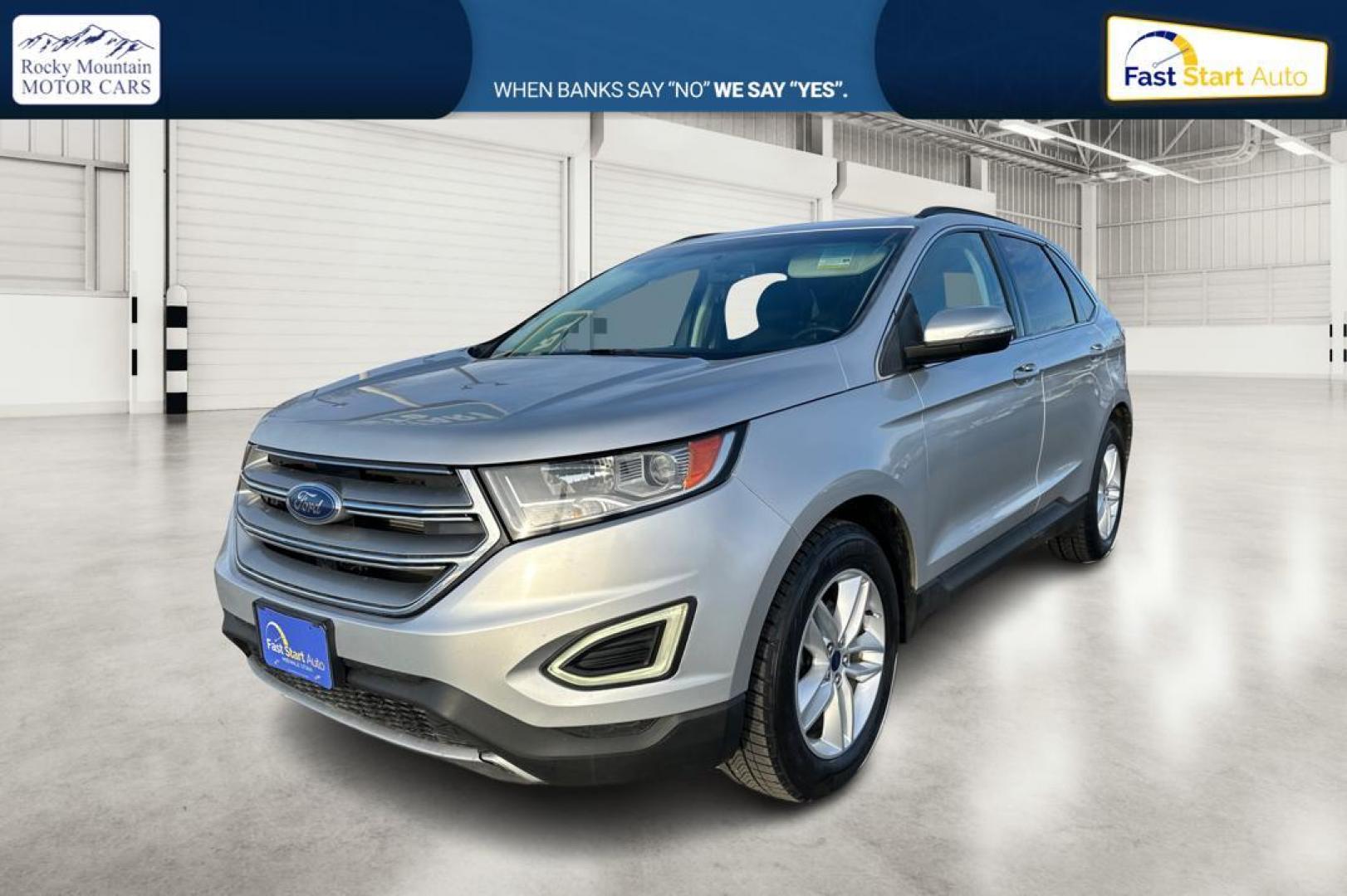 2015 Silver Ford Edge SEL FWD (2FMTK3J80FB) with an 3.5L V6 DOHC 24V engine, 6-Speed Automatic transmission, located at 7755 State Street, Midvale, UT, 84047, (801) 753-9063, 40.610329, -111.892159 - Photo#8