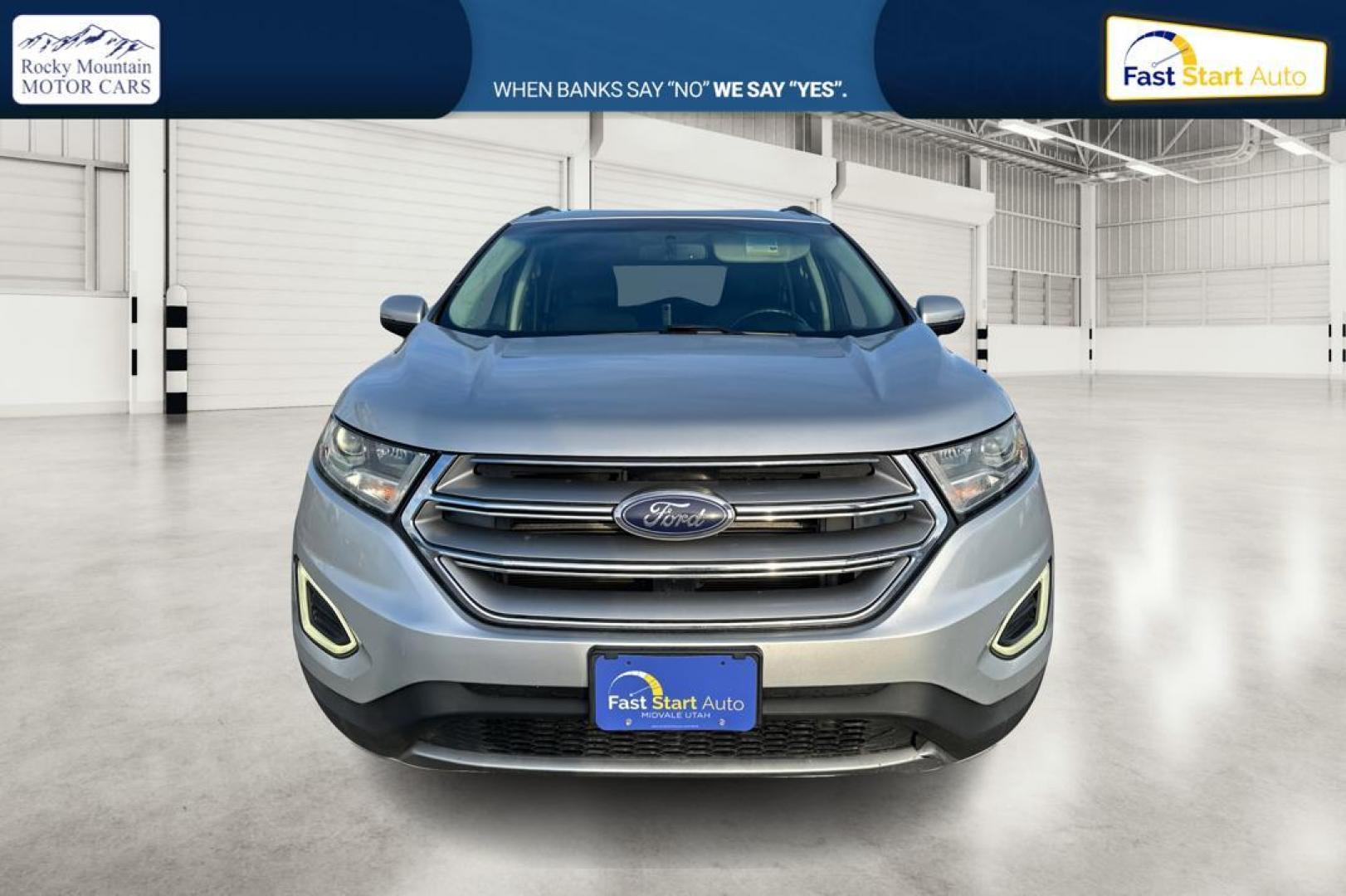 2015 Silver Ford Edge SEL FWD (2FMTK3J80FB) with an 3.5L V6 DOHC 24V engine, 6-Speed Automatic transmission, located at 7755 State Street, Midvale, UT, 84047, (801) 753-9063, 40.610329, -111.892159 - Photo#9