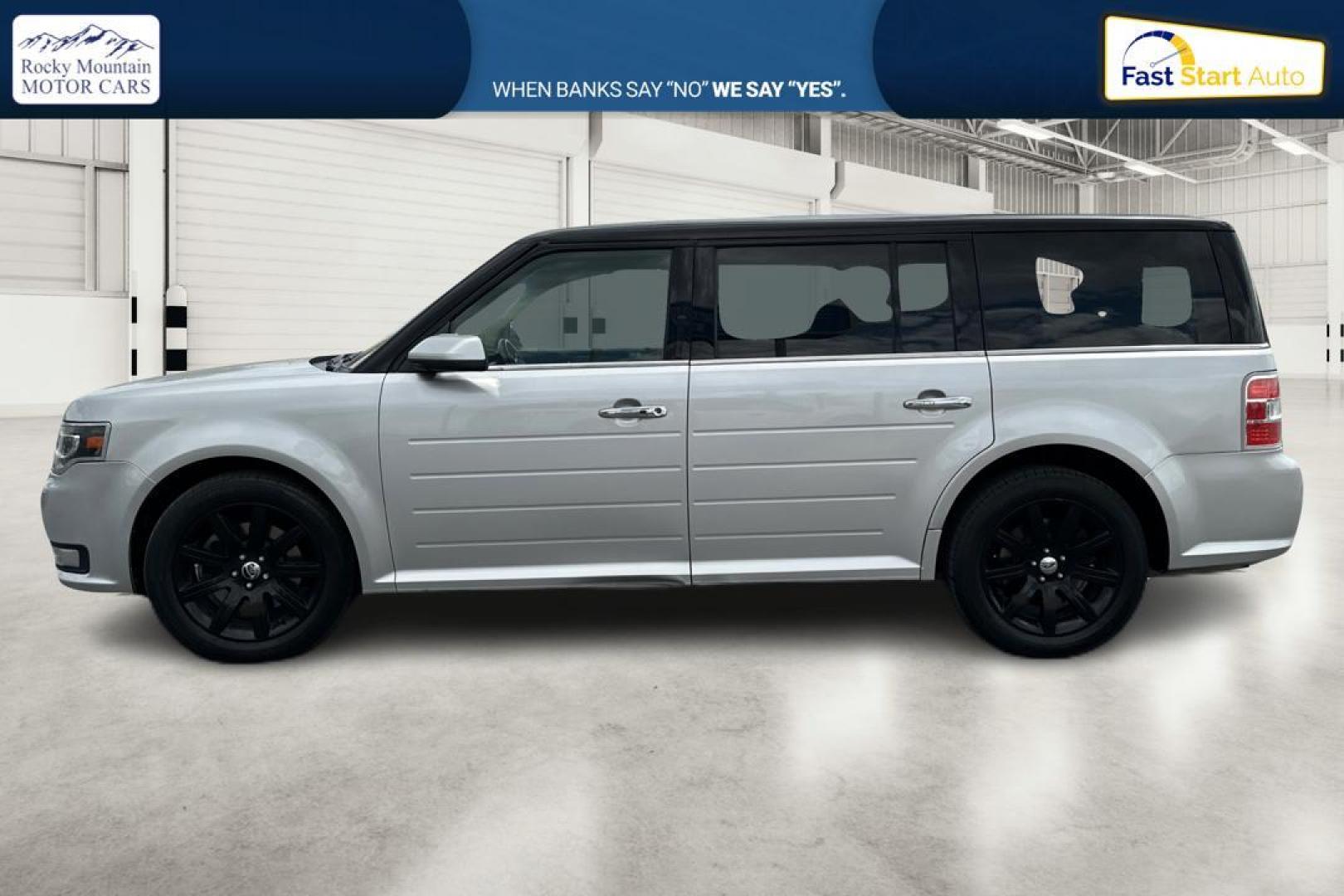 2015 Silver Ford Flex Limited AWD (2FMHK6D83FB) with an 3.5L V6 DOHC 24V engine, 6-Speed Automatic Overdrive transmission, located at 344 S Washington Blvd, Ogden, UT, 84404, (801) 399-1799, 41.255482, -111.970848 - Photo#5