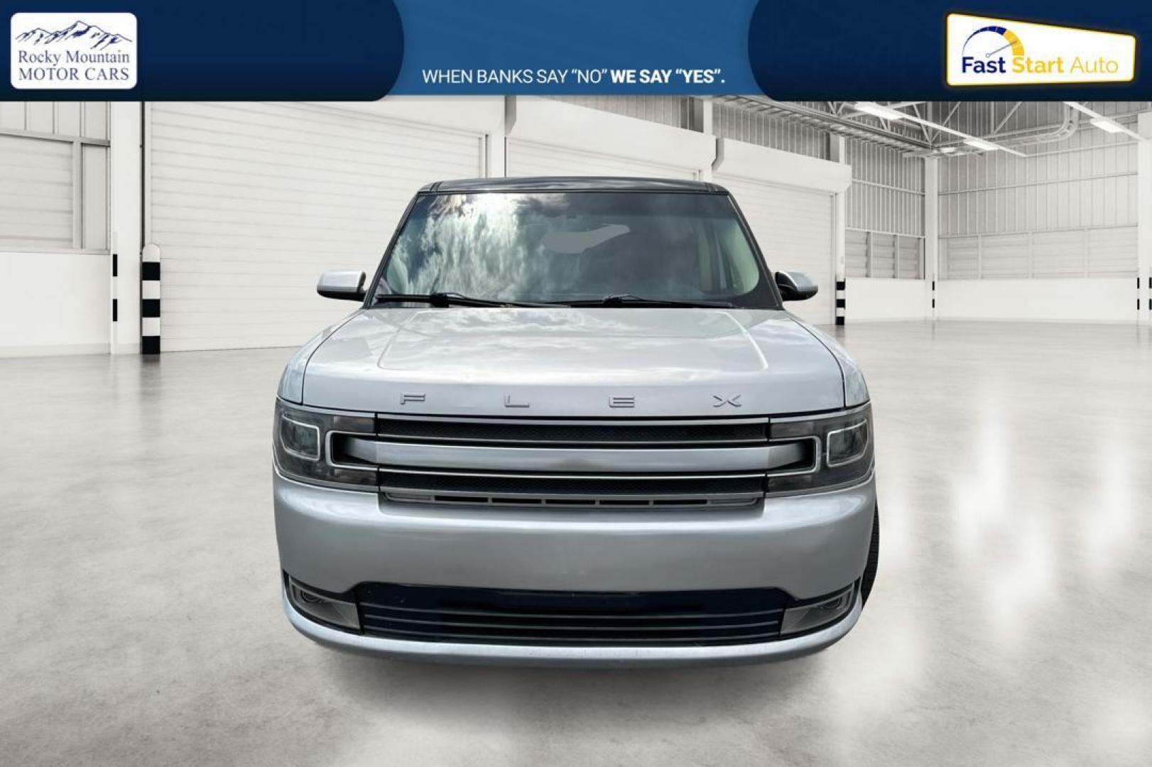 2015 Silver Ford Flex Limited AWD (2FMHK6D83FB) with an 3.5L V6 DOHC 24V engine, 6-Speed Automatic Overdrive transmission, located at 344 S Washington Blvd, Ogden, UT, 84404, (801) 399-1799, 41.255482, -111.970848 - Photo#7