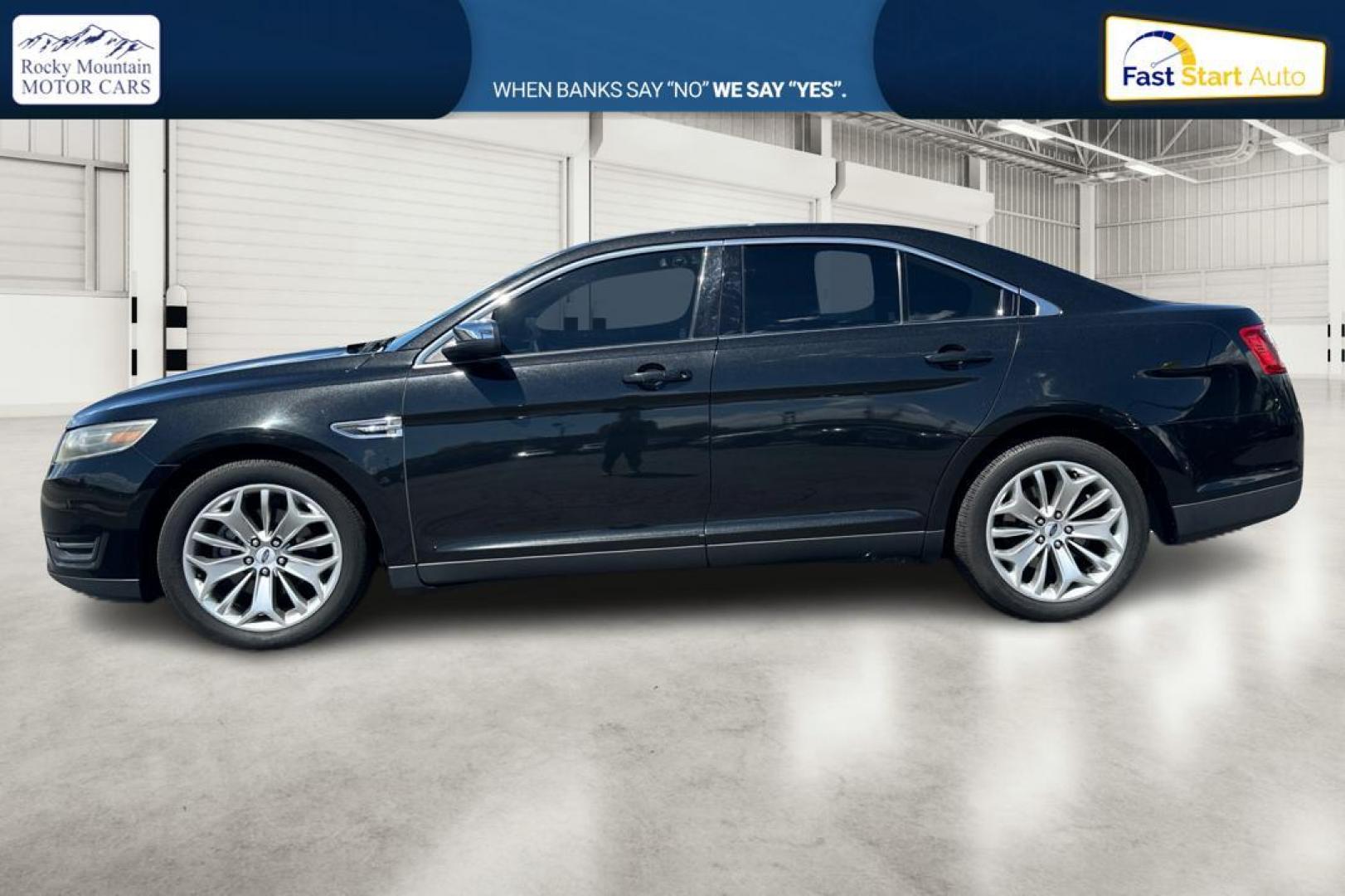 2015 Black Ford Taurus Limited FWD (1FAHP2F89FG) with an 3.5L V6 DOHC 24V engine, 6-Speed Automatic transmission, located at 344 S Washington Blvd, Ogden, UT, 84404, (801) 399-1799, 41.255482, -111.970848 - Photo#5