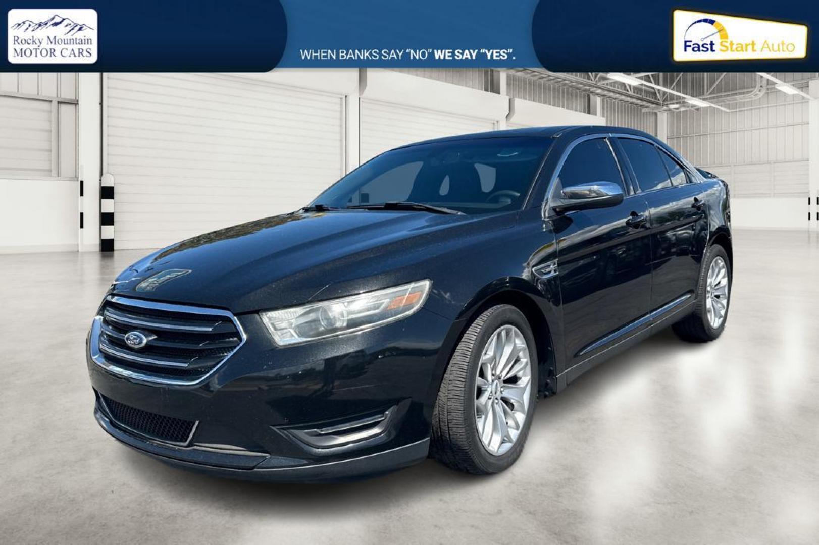 2015 Black Ford Taurus Limited FWD (1FAHP2F89FG) with an 3.5L V6 DOHC 24V engine, 6-Speed Automatic transmission, located at 344 S Washington Blvd, Ogden, UT, 84404, (801) 399-1799, 41.255482, -111.970848 - Photo#6