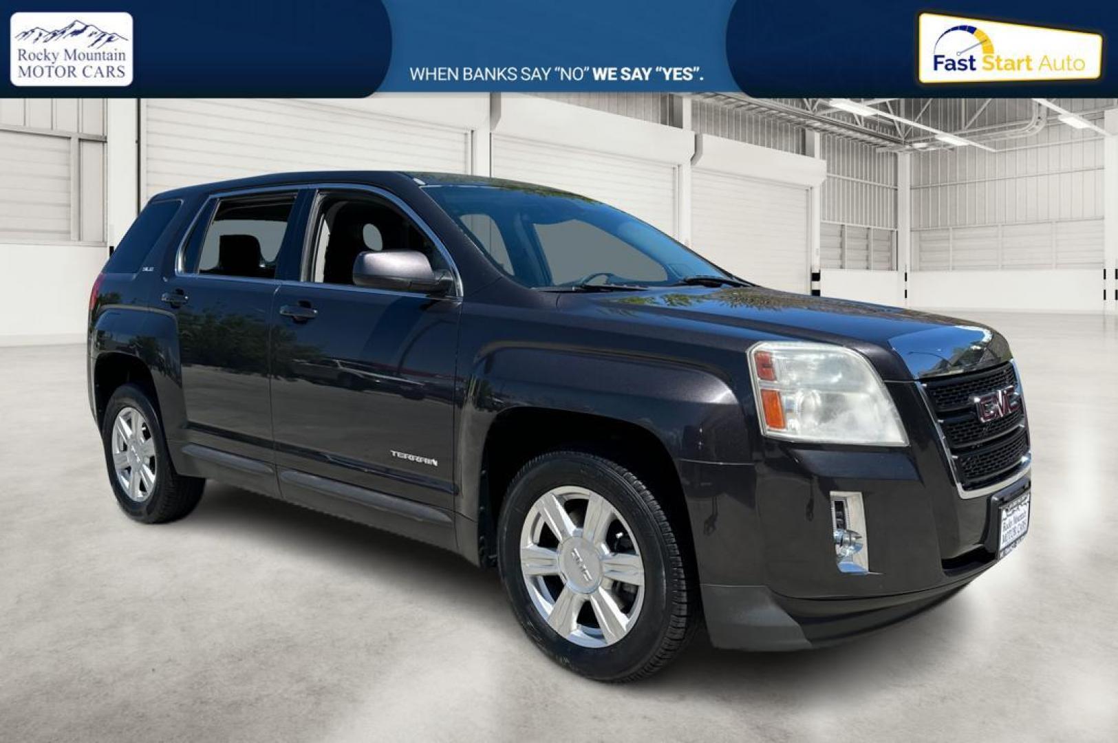 2015 Gray GMC Terrain SLE1 FWD (2GKALMEK1F6) with an 2.4L L4 DOHC 16V FFV engine, 6-Speed Automatic transmission, located at 7755 State Street, Midvale, UT, 84047, (801) 753-9063, 40.610329, -111.892159 - Photo#0