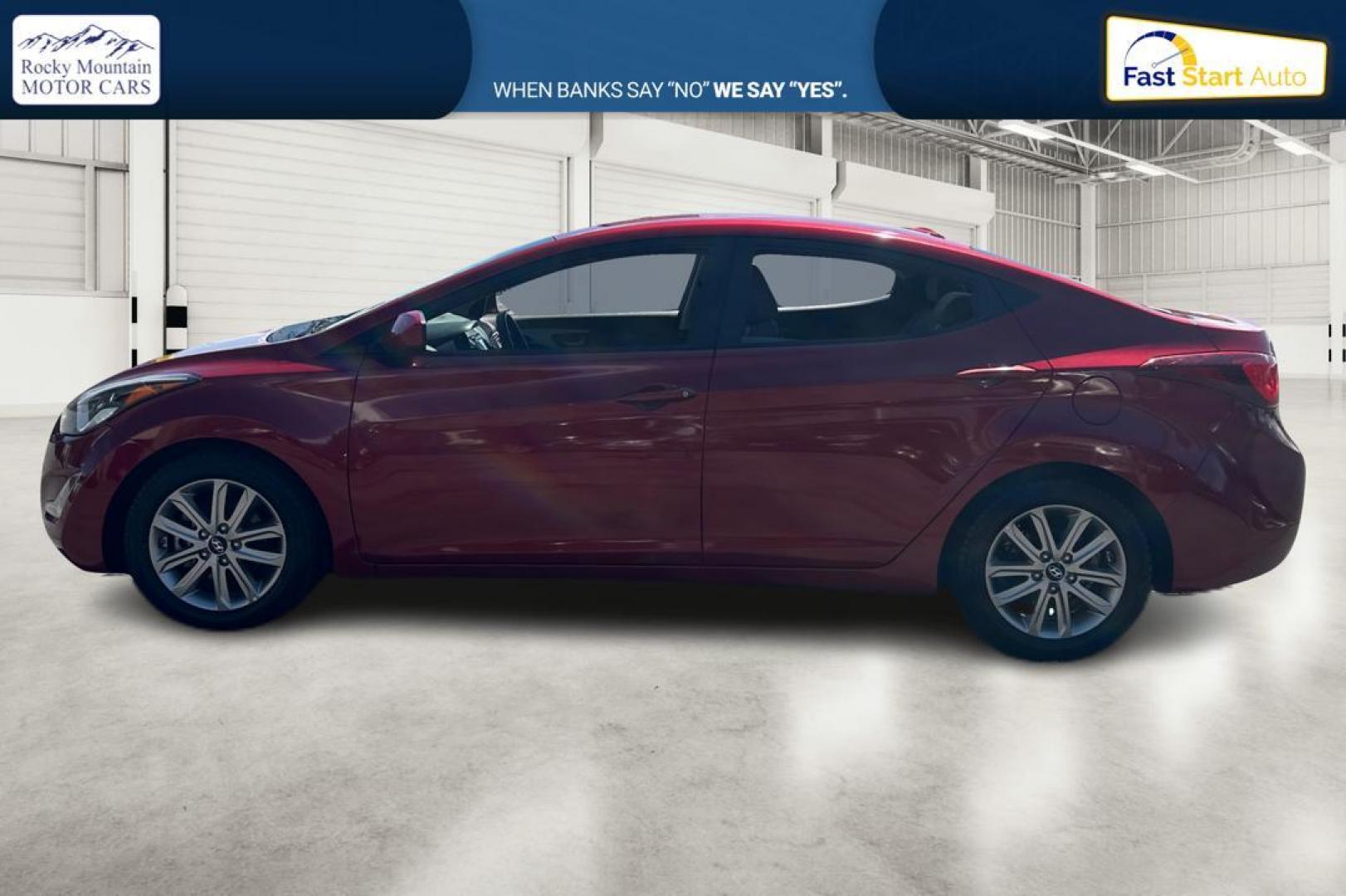 2015 Red Hyundai Elantra Limited (5NPDH4AE5FH) with an 1.8L L4 DOHC 16V engine, 6-Speed Automatic transmission, located at 767 S State Road, Pleasant Grove, UT, 84062, (801) 785-1058, 40.354839, -111.736687 - Photo#5