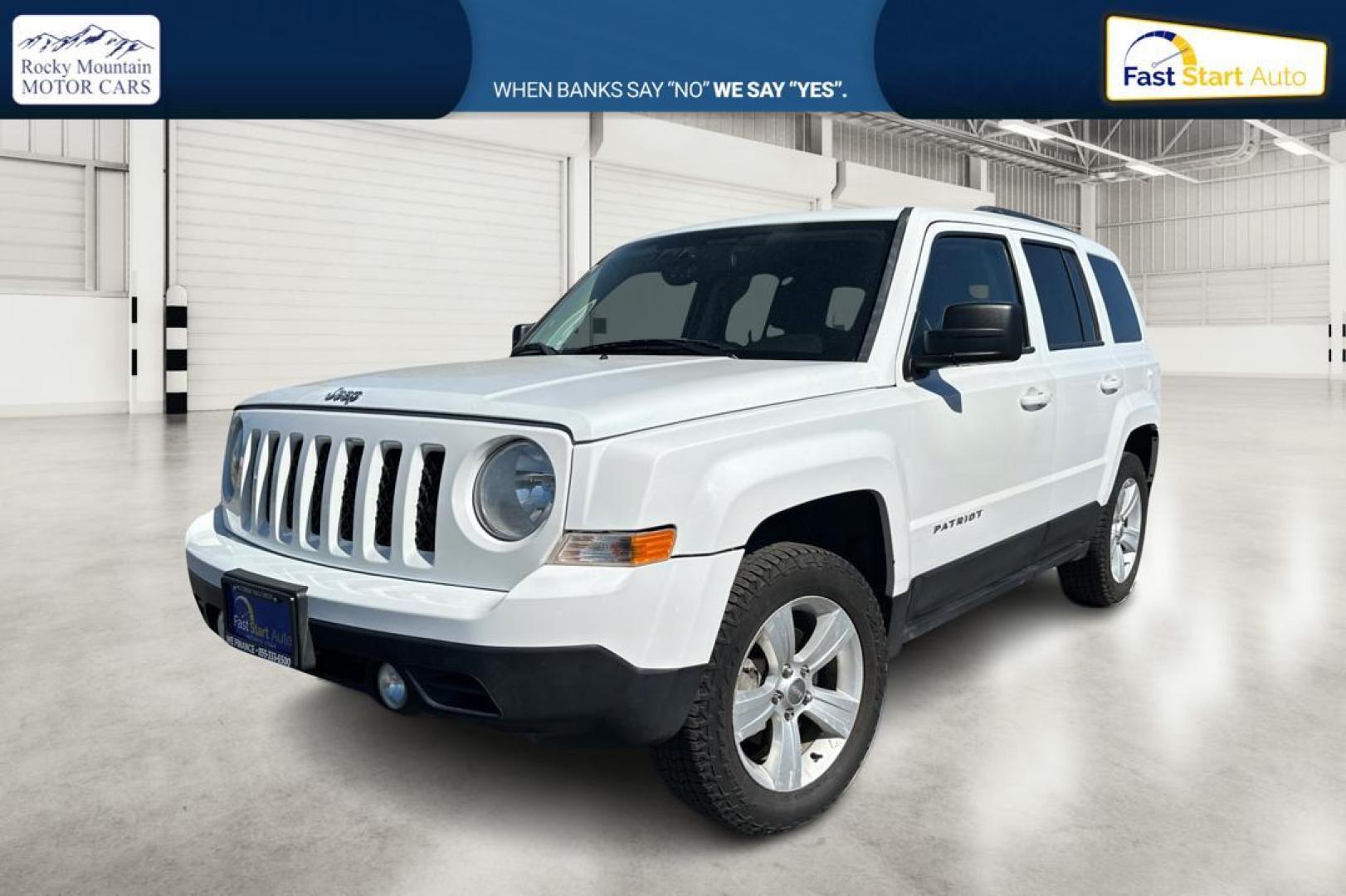 2015 White Jeep Patriot Sport 4WD (1C4NJRBB1FD) with an 2.4L L4 DOHC 16V engine, Automatic, CVT transmission, located at 344 S Washington Blvd, Ogden, UT, 84404, (801) 399-1799, 41.255482, -111.970848 - Photo#8