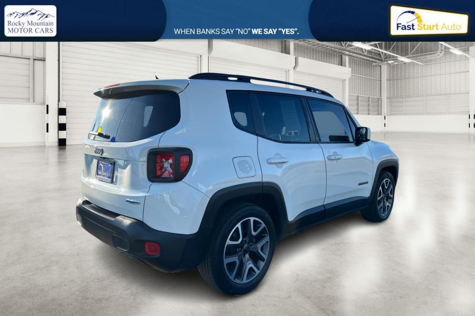 2015 White Jeep Renegade Latitude FWD (ZACCJABTXFP) with an 2.4L L4 engine, 6-Speed Manual transmission, located at 7755 State Street, Midvale, UT, 84047, (801) 753-9063, 40.610329, -111.892159 - Photo#2