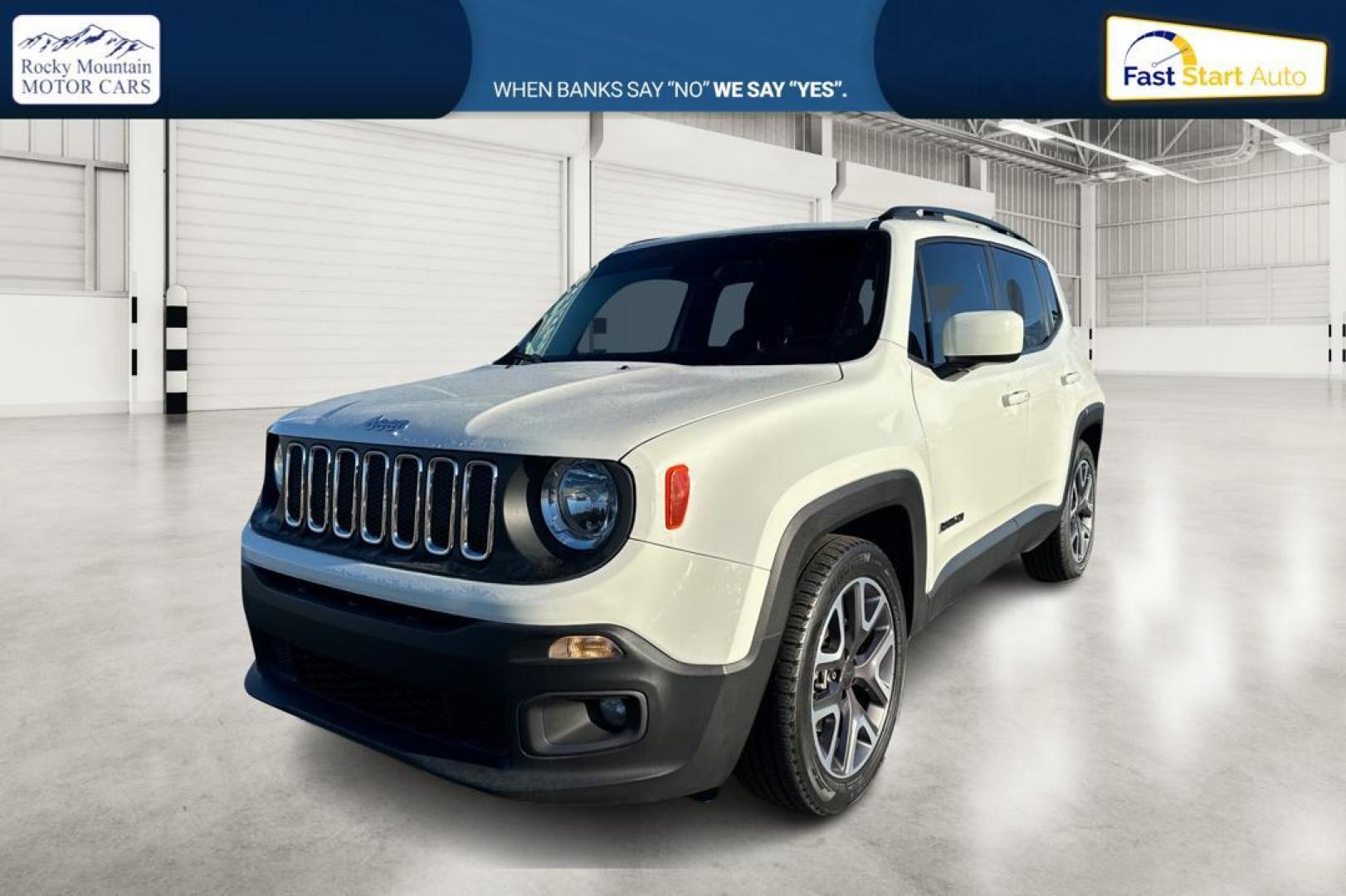 2015 White Jeep Renegade Latitude FWD (ZACCJABTXFP) with an 2.4L L4 engine, 6-Speed Manual transmission, located at 7755 State Street, Midvale, UT, 84047, (801) 753-9063, 40.610329, -111.892159 - Photo#8