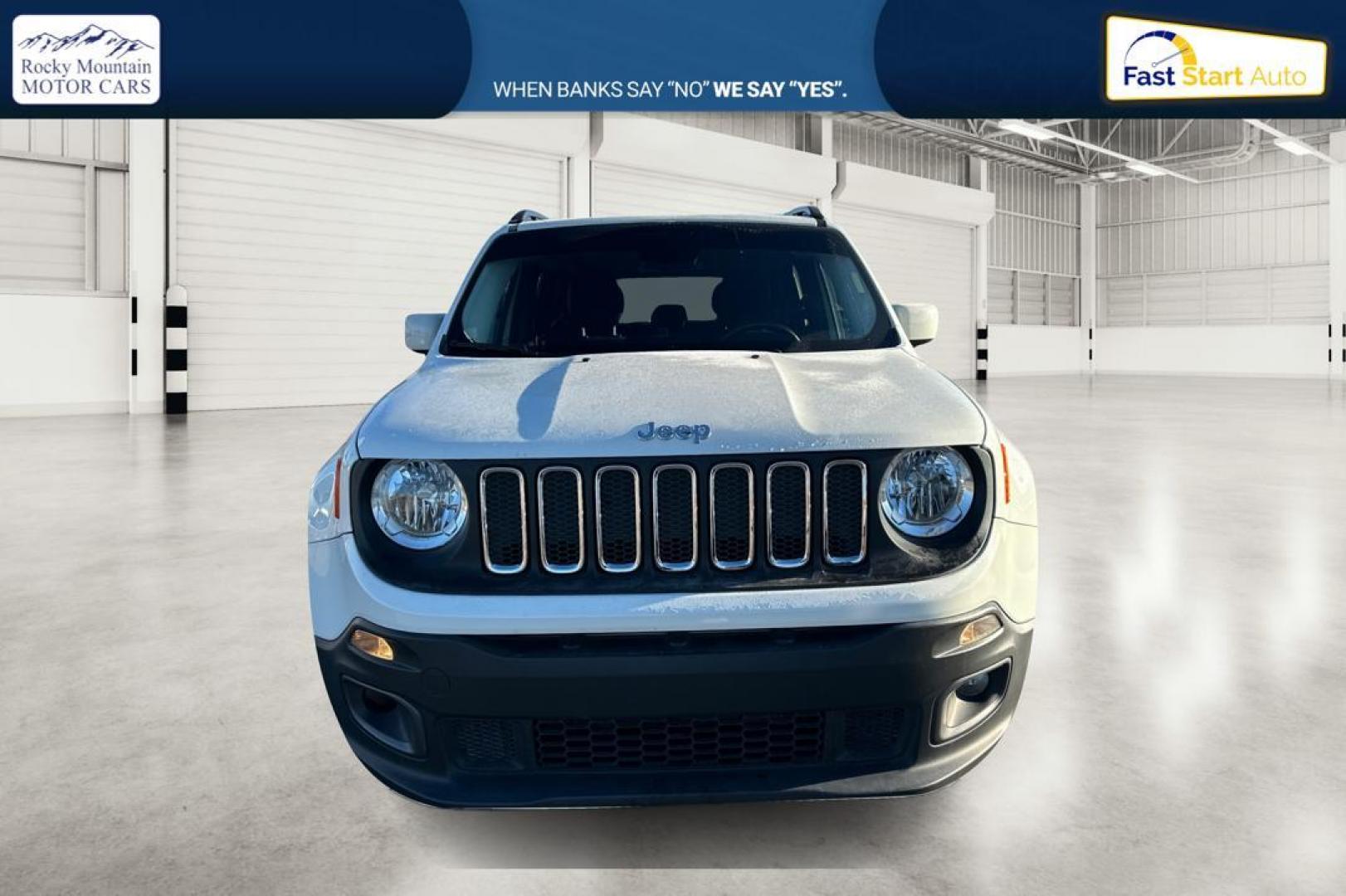 2015 White Jeep Renegade Latitude FWD (ZACCJABTXFP) with an 2.4L L4 engine, 6-Speed Manual transmission, located at 7755 State Street, Midvale, UT, 84047, (801) 753-9063, 40.610329, -111.892159 - Photo#9