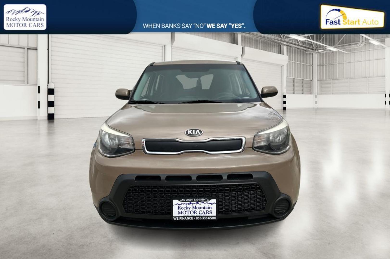 2015 Brown Kia Soul Base (KNDJN2A26F7) with an 1.6L L4 DOHC 16V engine, Auto, 6-Spd Sportmatic transmission, located at 344 S Washington Blvd, Ogden, UT, 84404, (801) 399-1799, 41.255482, -111.970848 - Photo#9