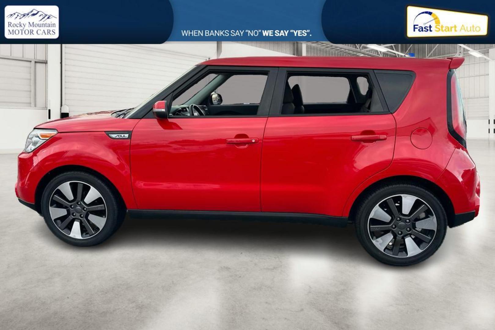 2015 Red Kia Soul ! (KNDJX3A50F7) with an 2.0L L4 DOHC 16V engine, 6-Speed Automatic transmission, located at 7755 State Street, Midvale, UT, 84047, (801) 753-9063, 40.610329, -111.892159 - Photo#5