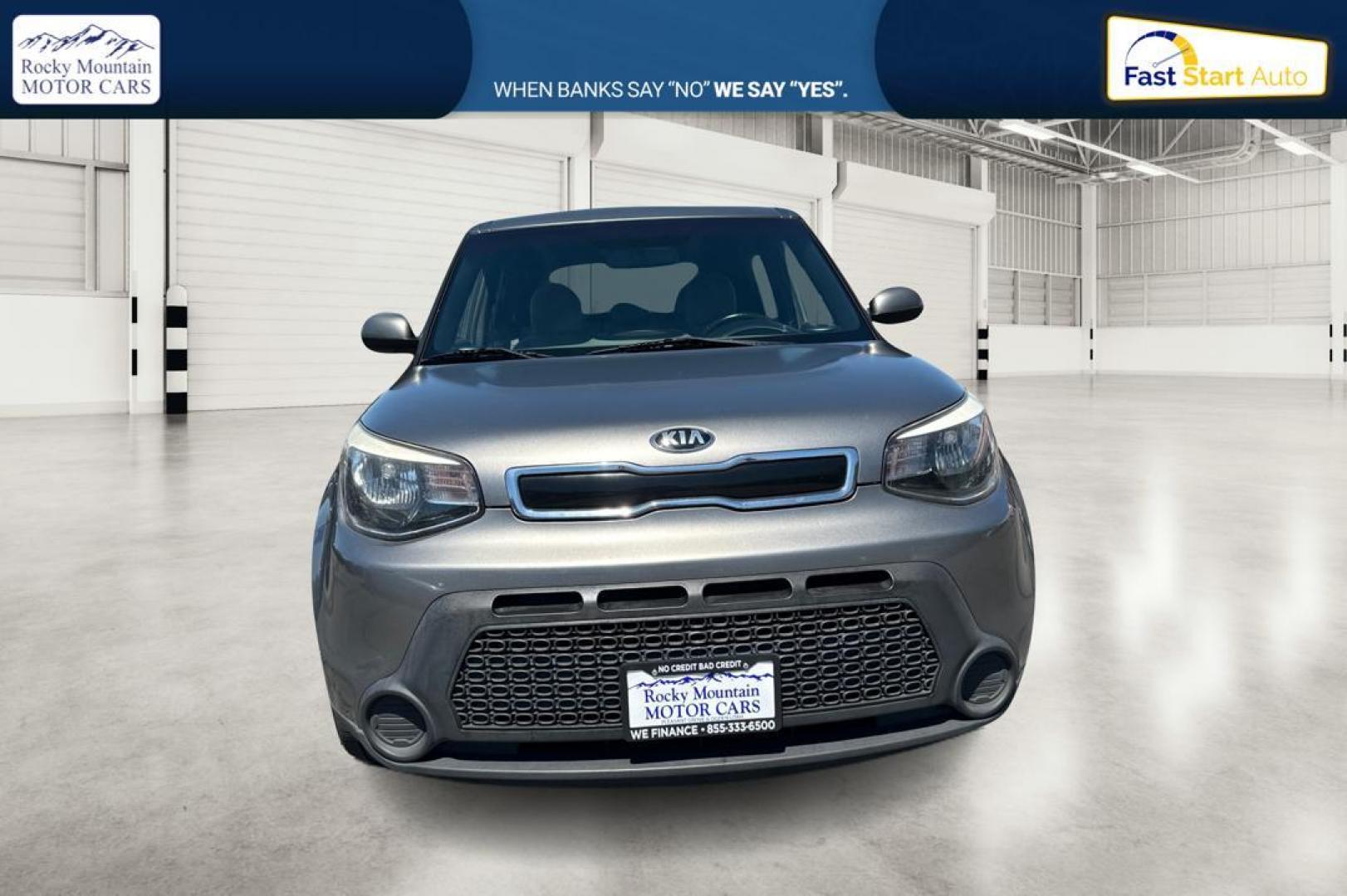 2015 Gray Kia Soul + (KNDJP3A51F7) with an 2.0L L4 DOHC 16V engine, 6-Speed Automatic transmission, located at 7755 State Street, Midvale, UT, 84047, (801) 753-9063, 40.610329, -111.892159 - Photo#7