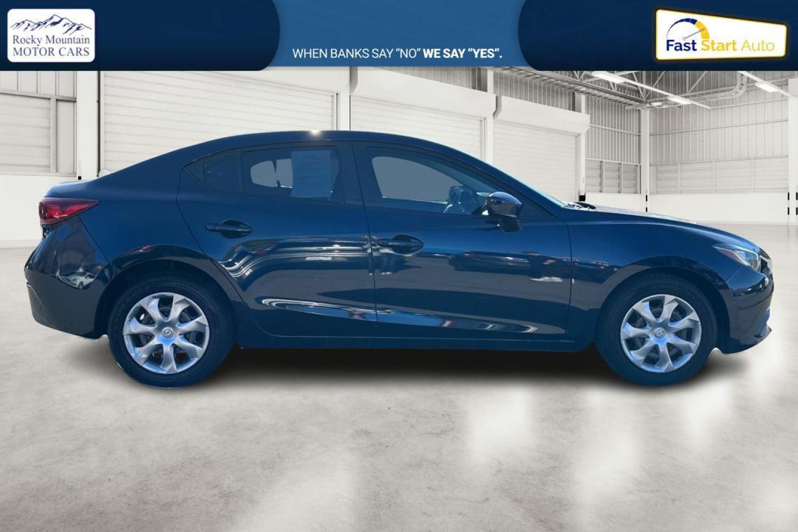 2015 Blue Mazda MAZDA3 i Sport AT 4-Door (3MZBM1U78FM) with an 2.0L L4 DOHC 16V engine, 6-Speed Automatic transmission, located at 344 S Washington Blvd, Ogden, UT, 84404, (801) 399-1799, 41.255482, -111.970848 - Photo#1