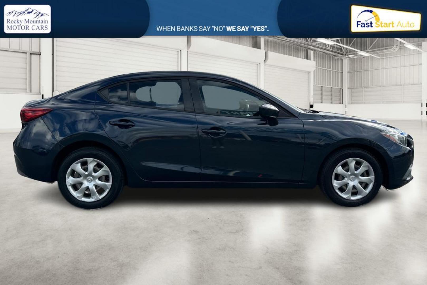 2015 Blue Mazda MAZDA3 i Sport AT 4-Door (3MZBM1U78FM) with an 2.0L L4 DOHC 16V engine, 6-Speed Automatic transmission, located at 7755 State Street, Midvale, UT, 84047, (801) 753-9063, 40.610329, -111.892159 - Photo#1