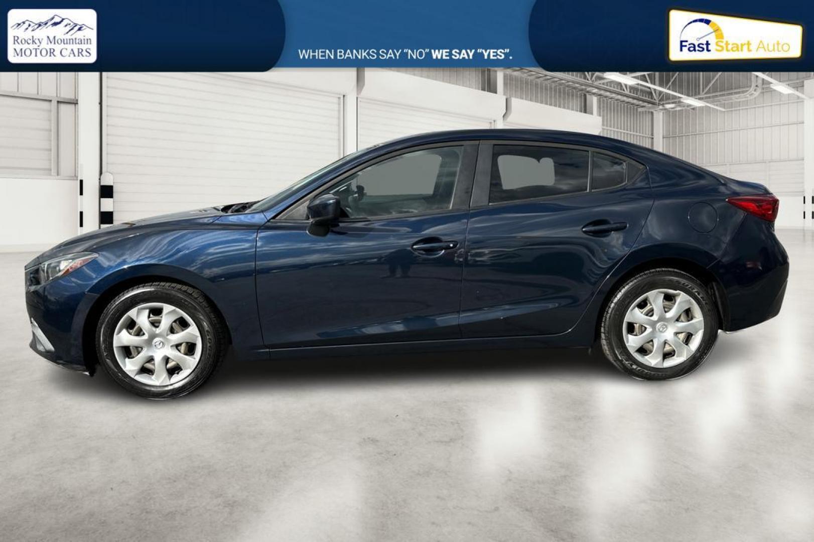 2015 Blue Mazda MAZDA3 i Sport AT 4-Door (3MZBM1U78FM) with an 2.0L L4 DOHC 16V engine, 6-Speed Automatic transmission, located at 7755 State Street, Midvale, UT, 84047, (801) 753-9063, 40.610329, -111.892159 - Photo#6