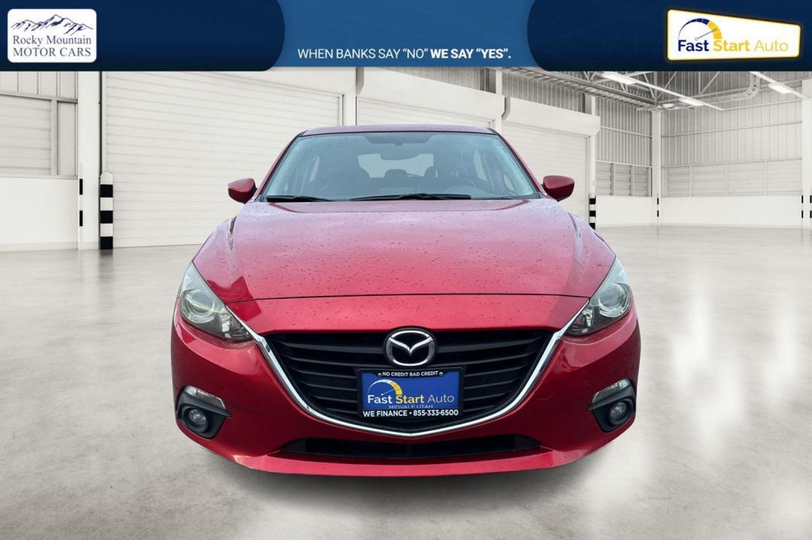 2015 Red Mazda MAZDA3 i Grand Touring AT 5-Door (JM1BM1M75F1) with an 2.0L L4 DOHC 16V engine, 6-Speed Automatic transmission, located at 7755 State Street, Midvale, UT, 84047, (801) 753-9063, 40.610329, -111.892159 - Photo#9