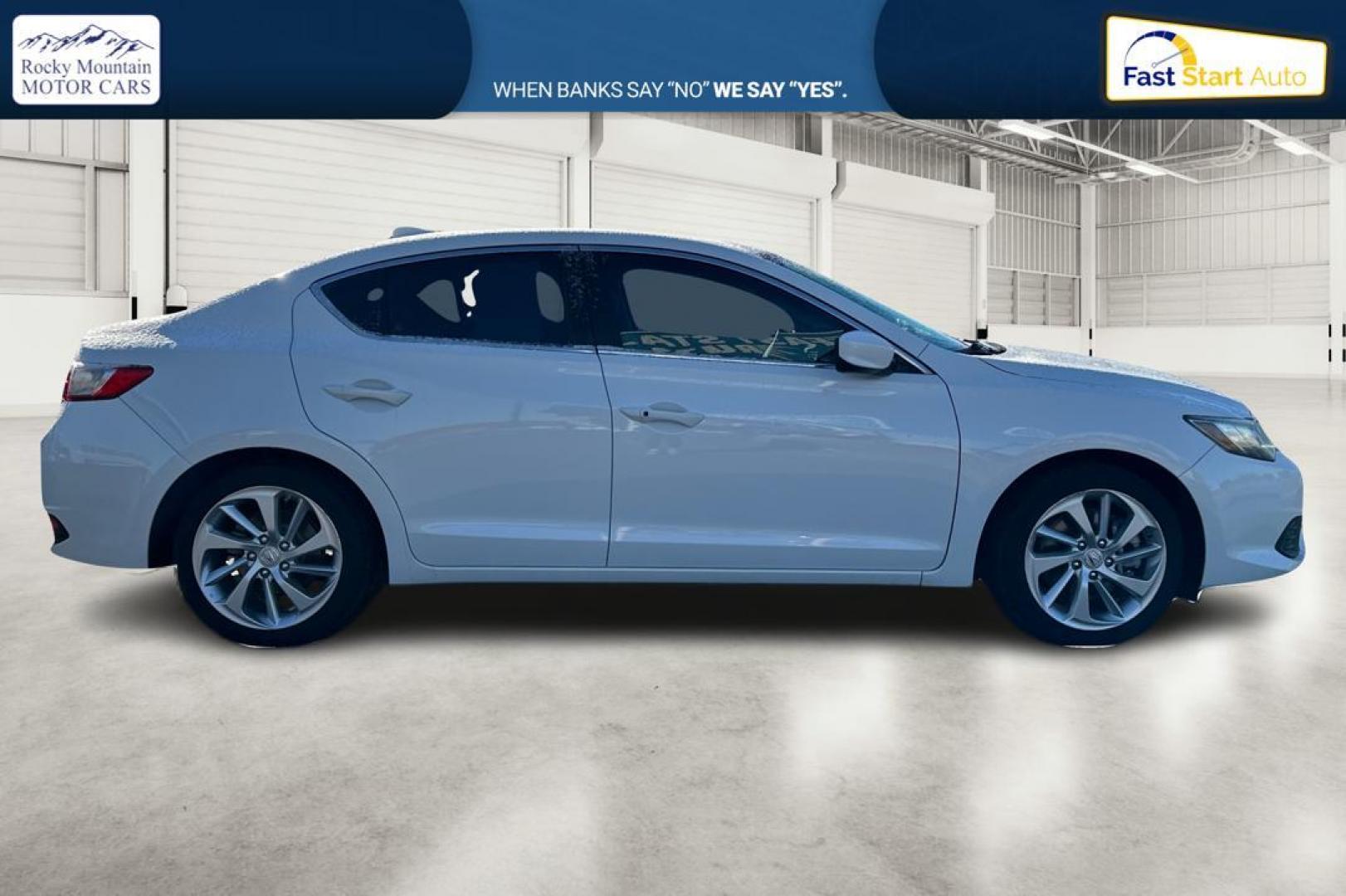 2016 White Acura ILX 8-Spd AT (19UDE2F39GA) with an 2.0L L4 16V DOHC engine, 8-Speed Automatic transmission, located at 344 S Washington Blvd, Ogden, UT, 84404, (801) 399-1799, 41.255482, -111.970848 - Photo#1