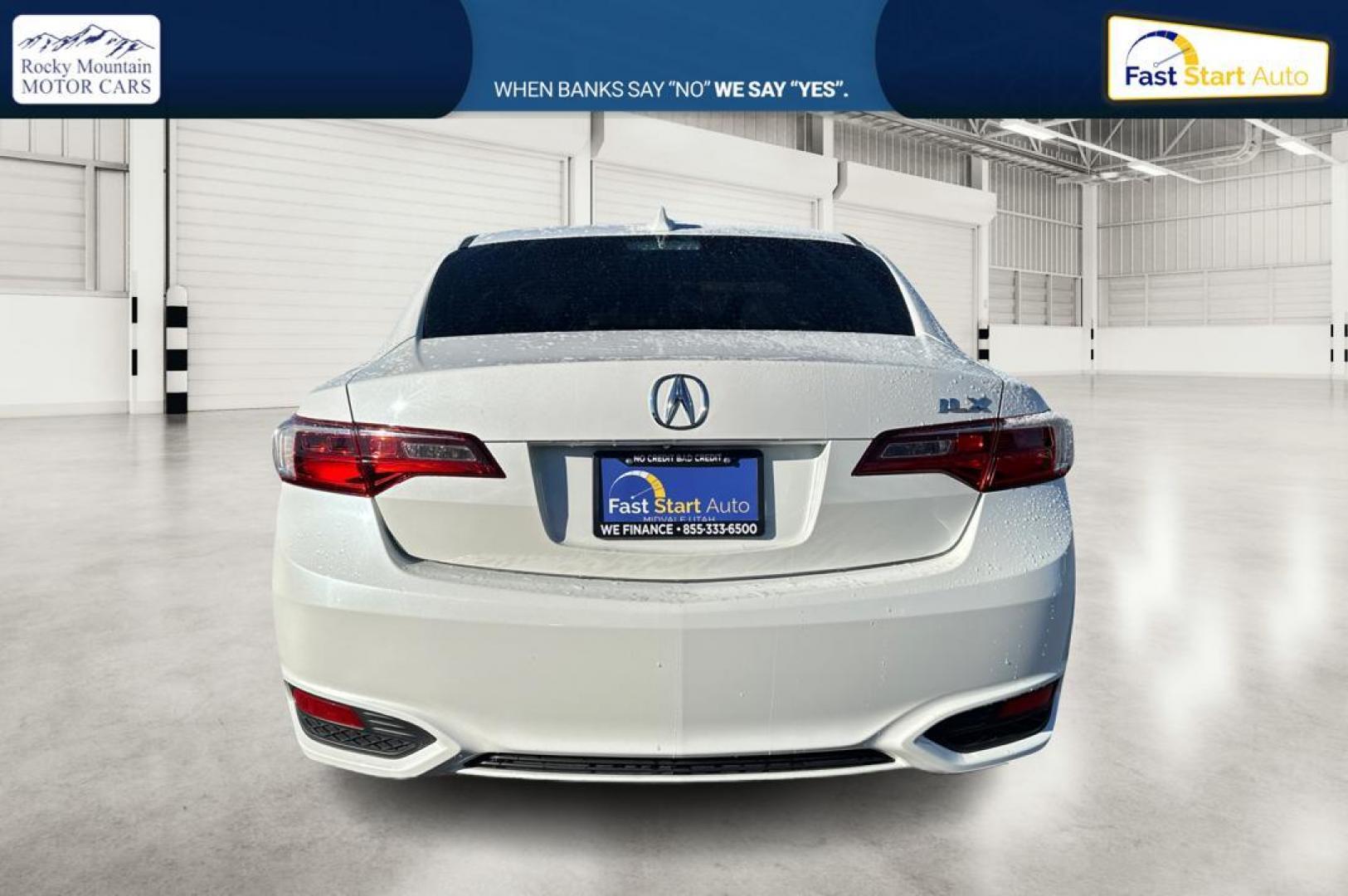 2016 White Acura ILX 8-Spd AT (19UDE2F39GA) with an 2.0L L4 16V DOHC engine, 8-Speed Automatic transmission, located at 344 S Washington Blvd, Ogden, UT, 84404, (801) 399-1799, 41.255482, -111.970848 - Photo#4