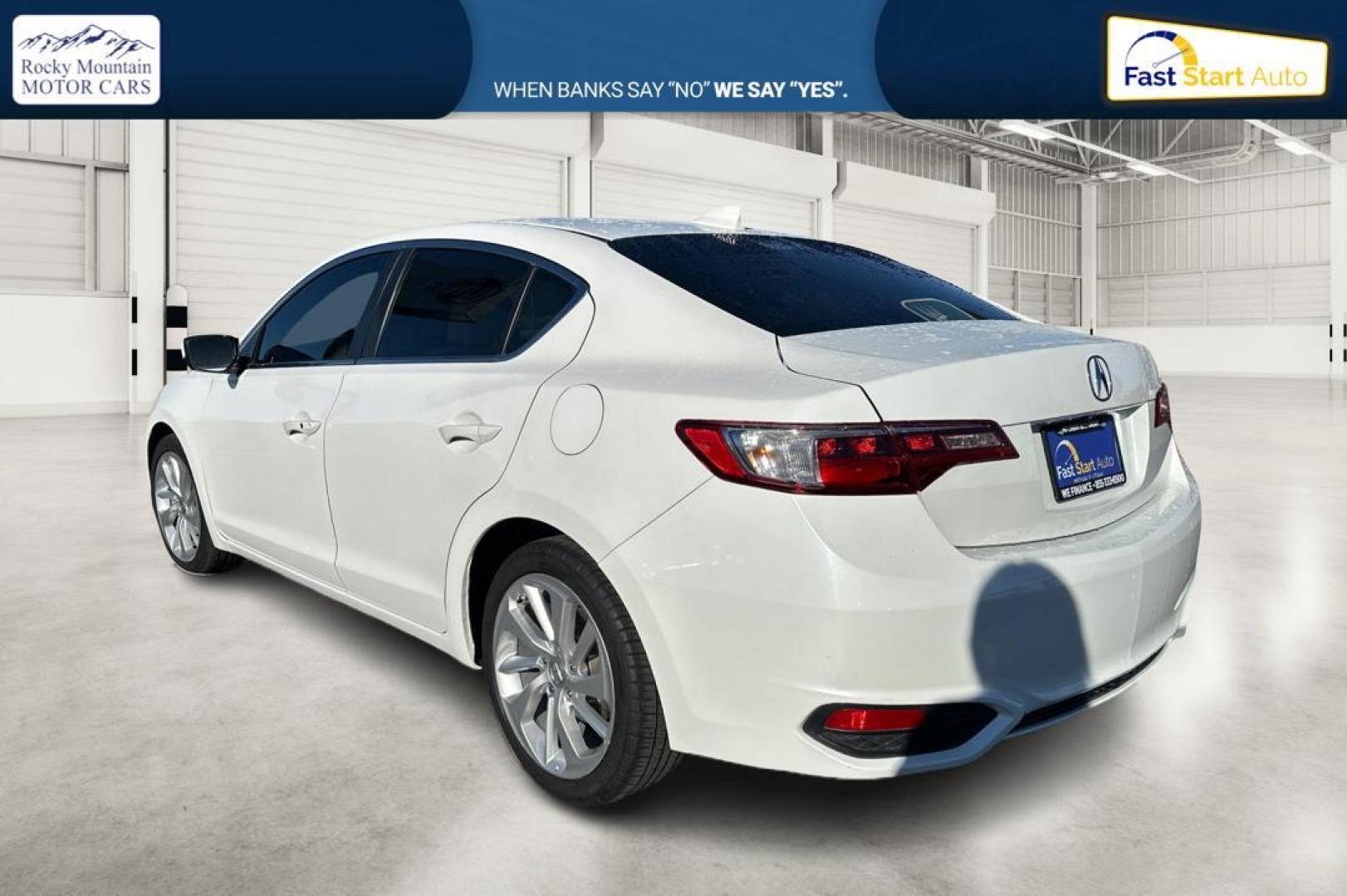 2016 White Acura ILX 8-Spd AT (19UDE2F39GA) with an 2.0L L4 16V DOHC engine, 8-Speed Automatic transmission, located at 344 S Washington Blvd, Ogden, UT, 84404, (801) 399-1799, 41.255482, -111.970848 - Photo#5